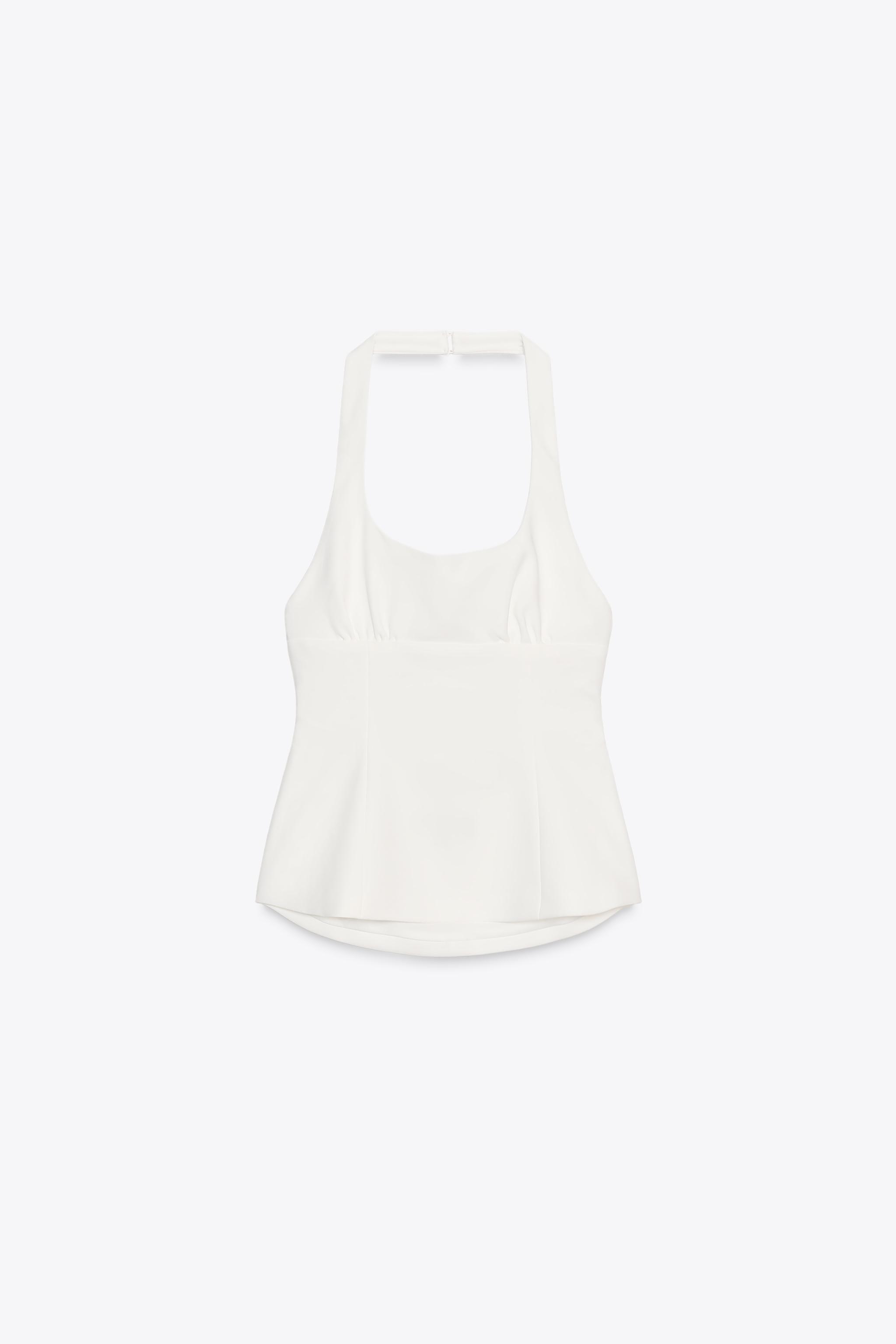 Halterneck tie top