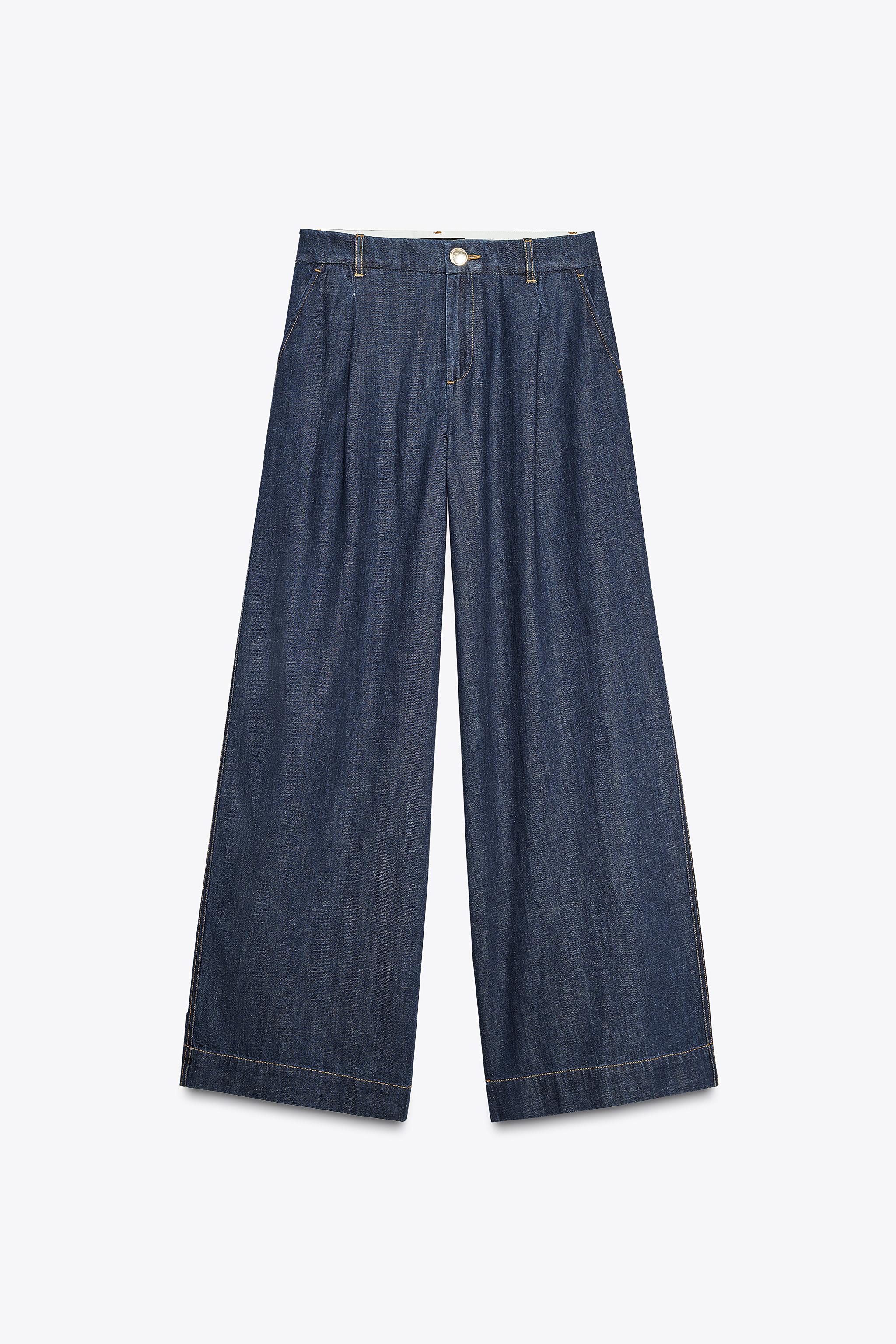 Wide leg trousers
