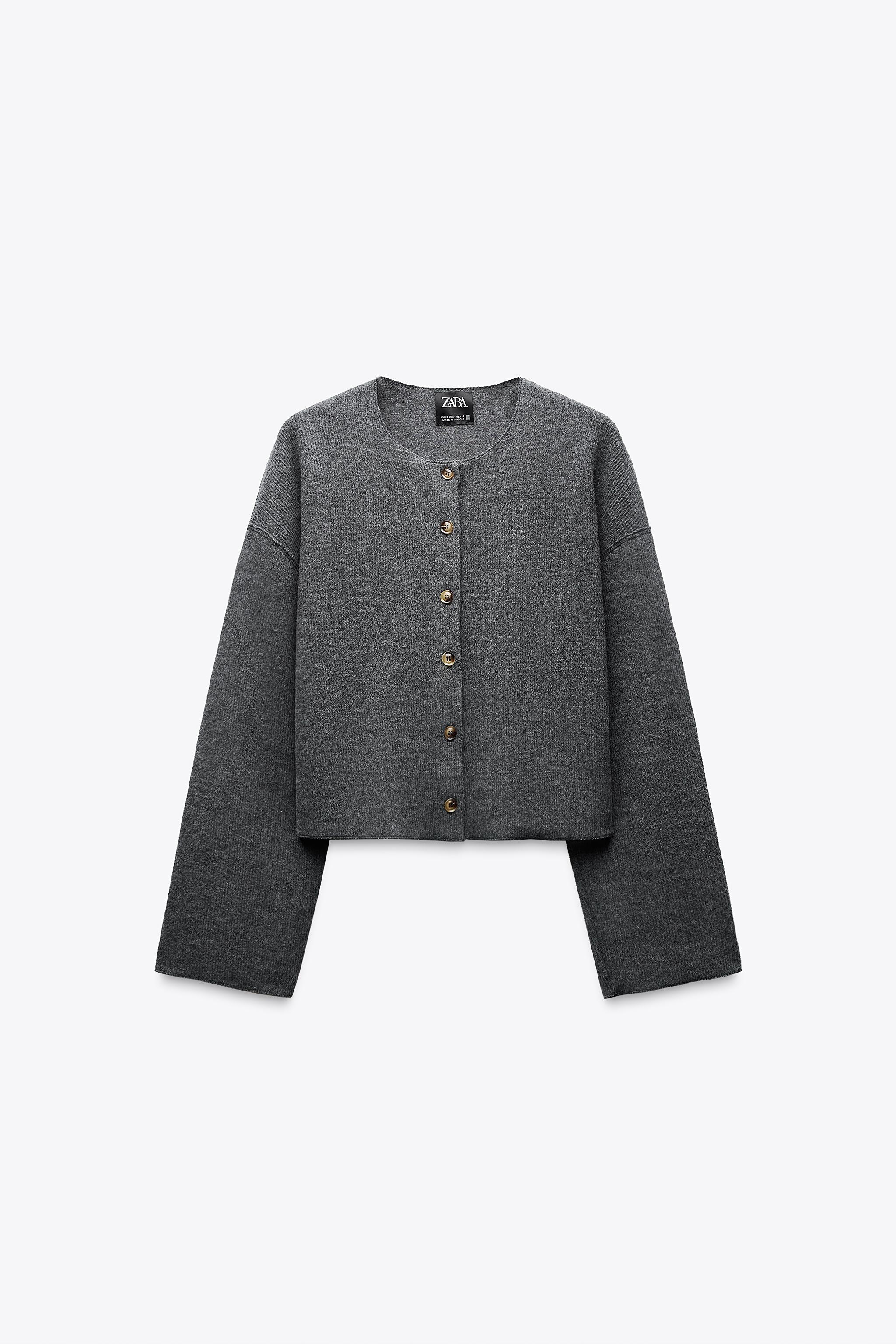 Soft ribbed cardigan