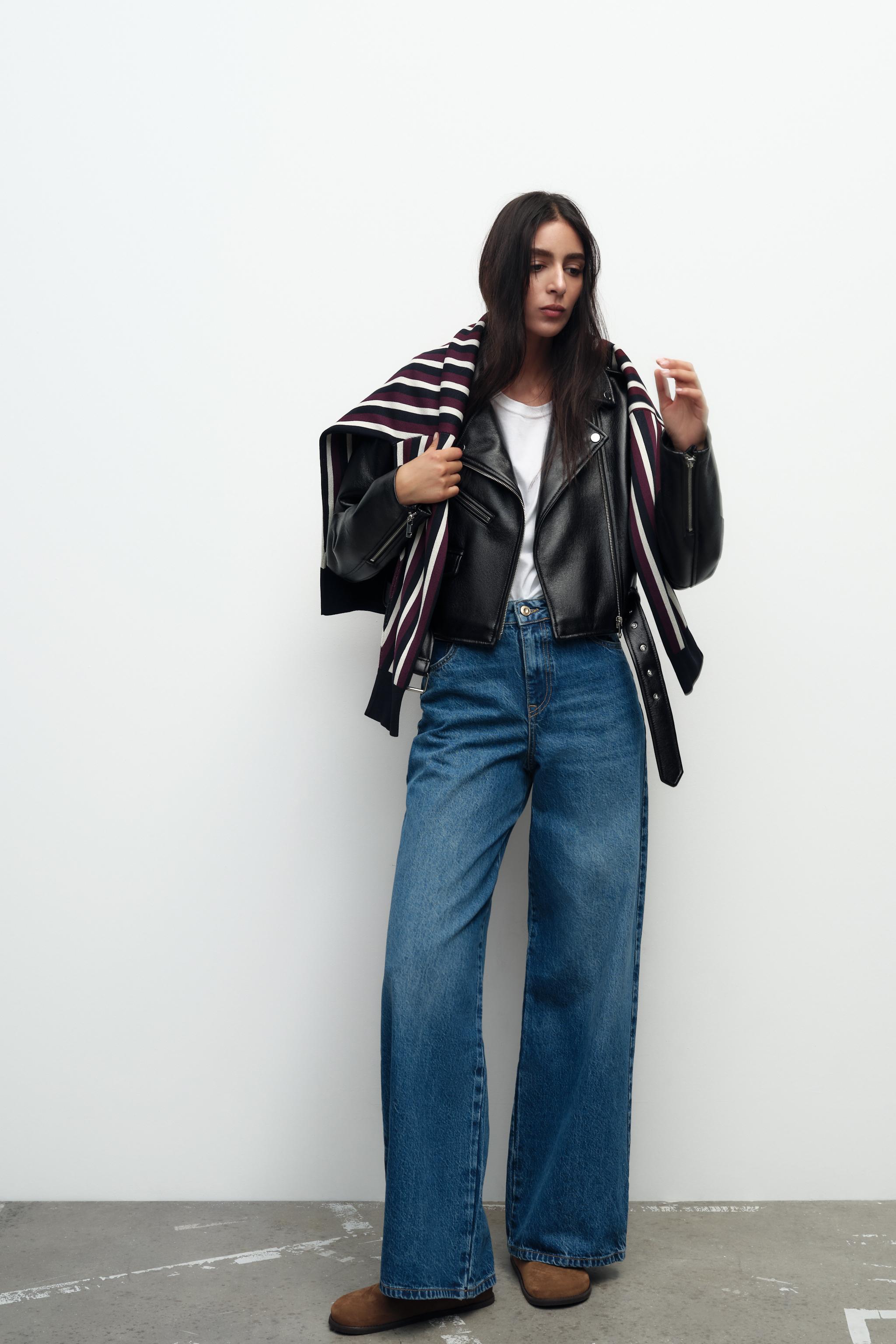 Telier Chamarra Biker Efecto Brillo de Zara