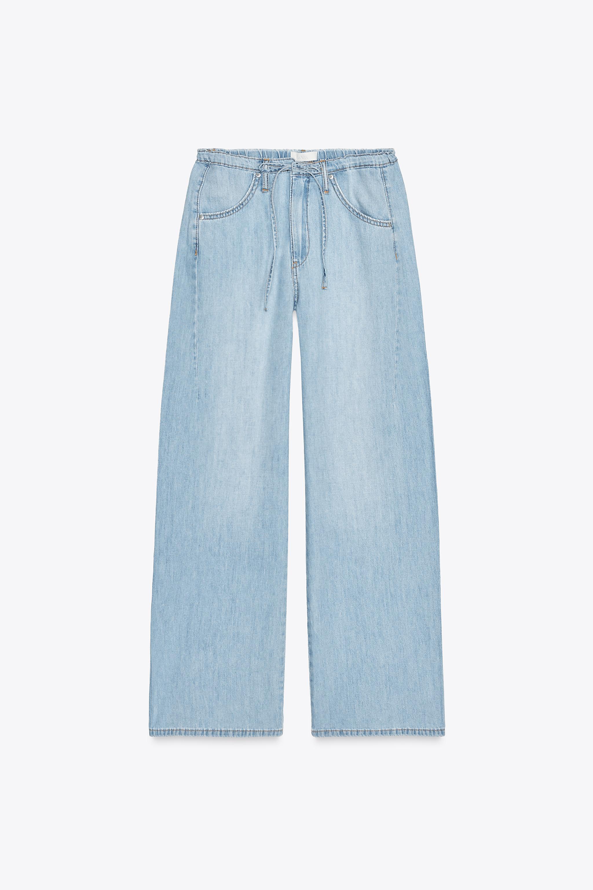 Loose denim runcord trousers