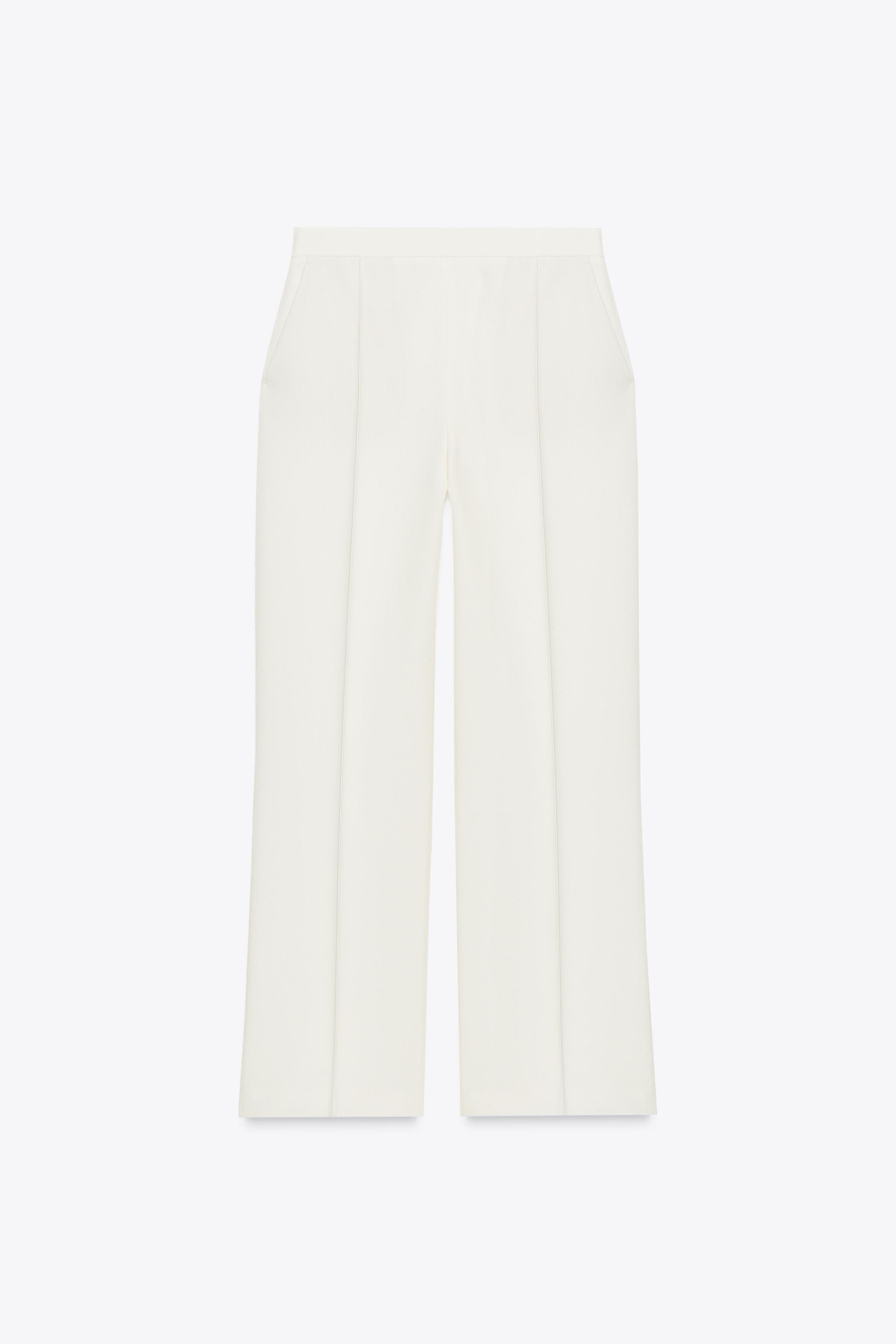 Straight High-Waisted Trousers