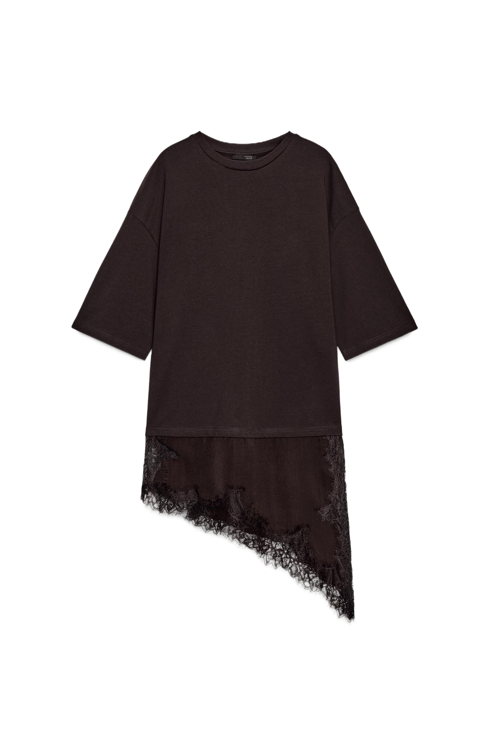 Lace Trim T-Shirt