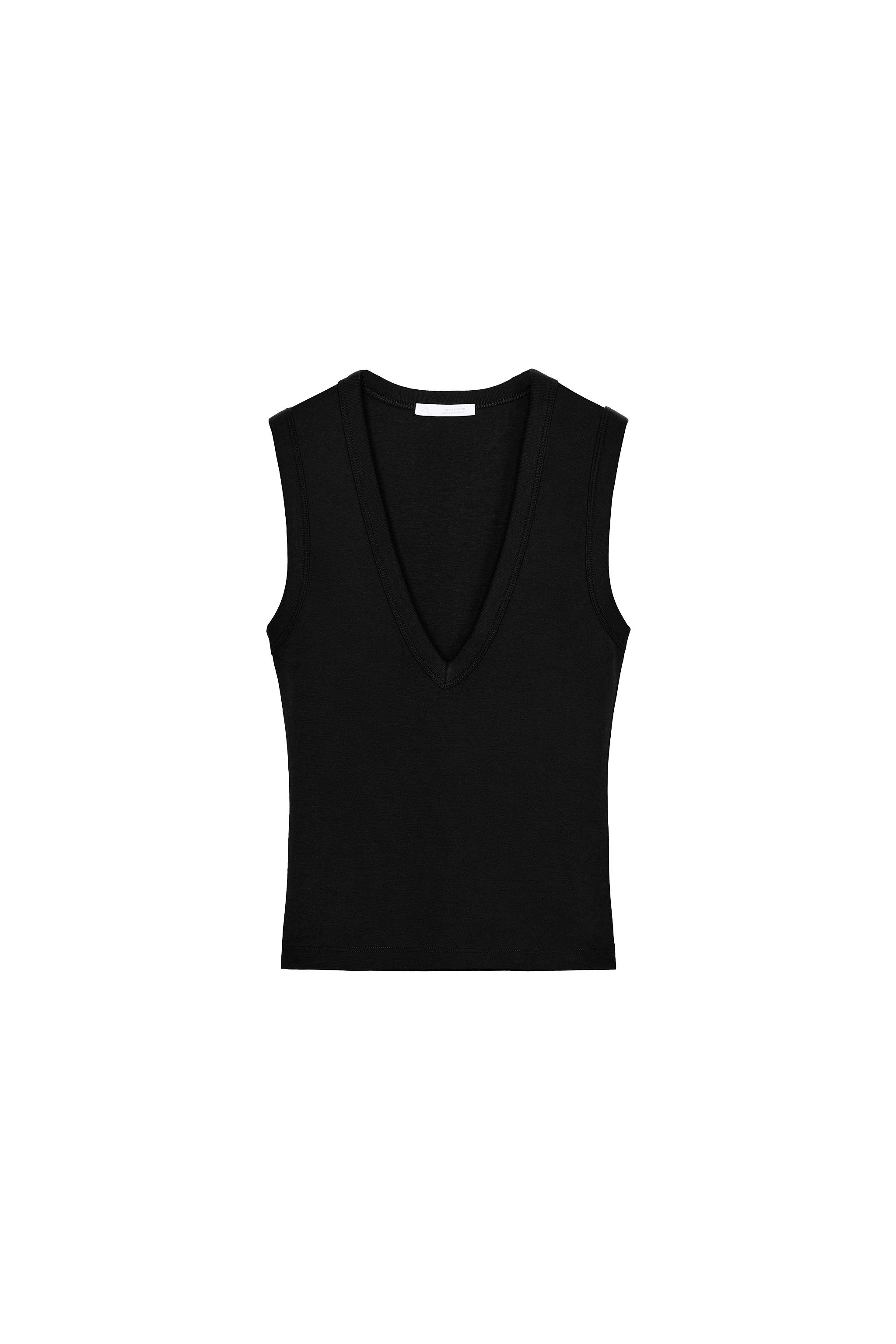 Cotton V-Neck T-Shirt