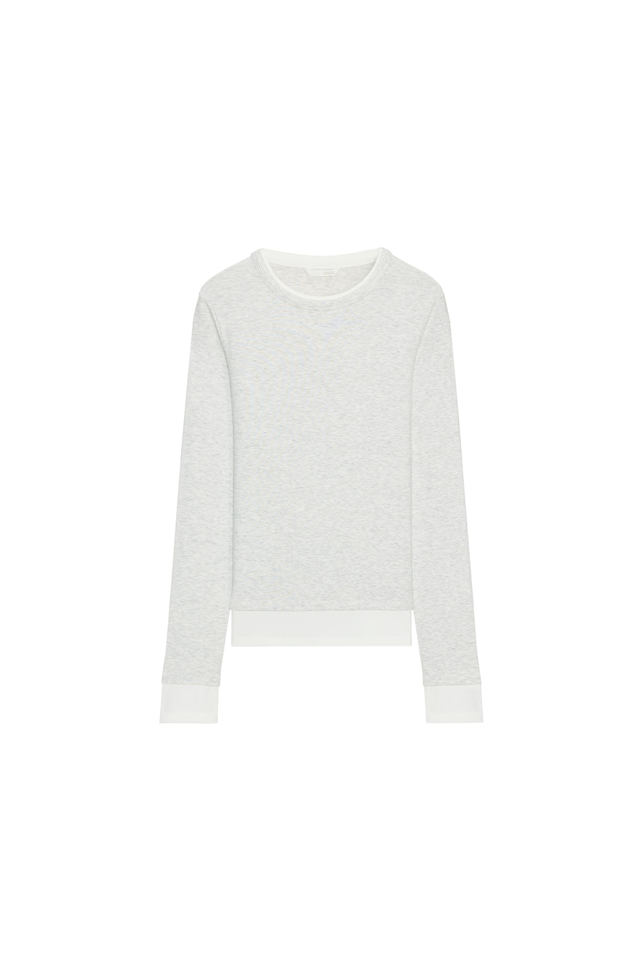 T-shirt double contrast