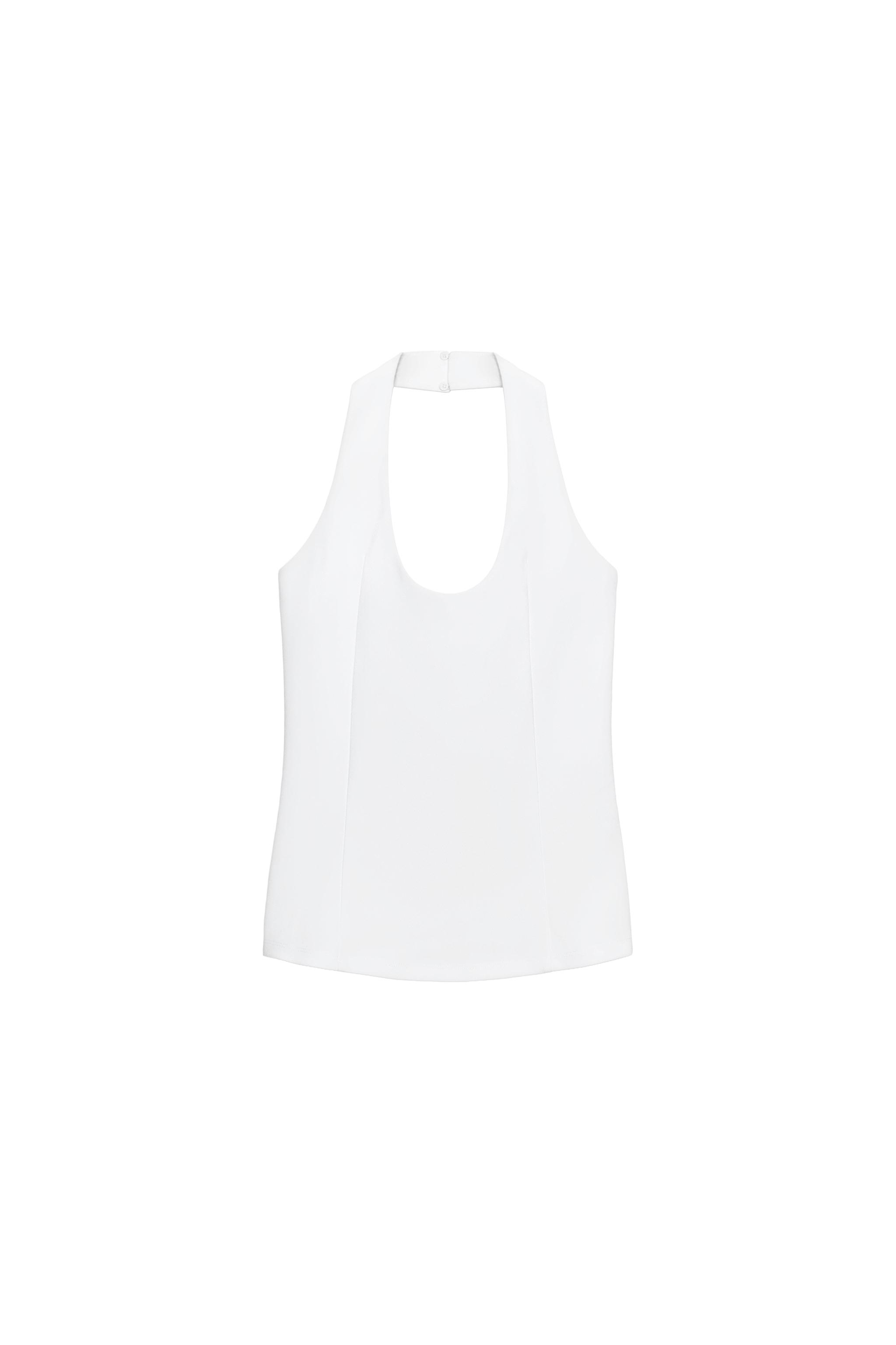 Crepe halterneck top