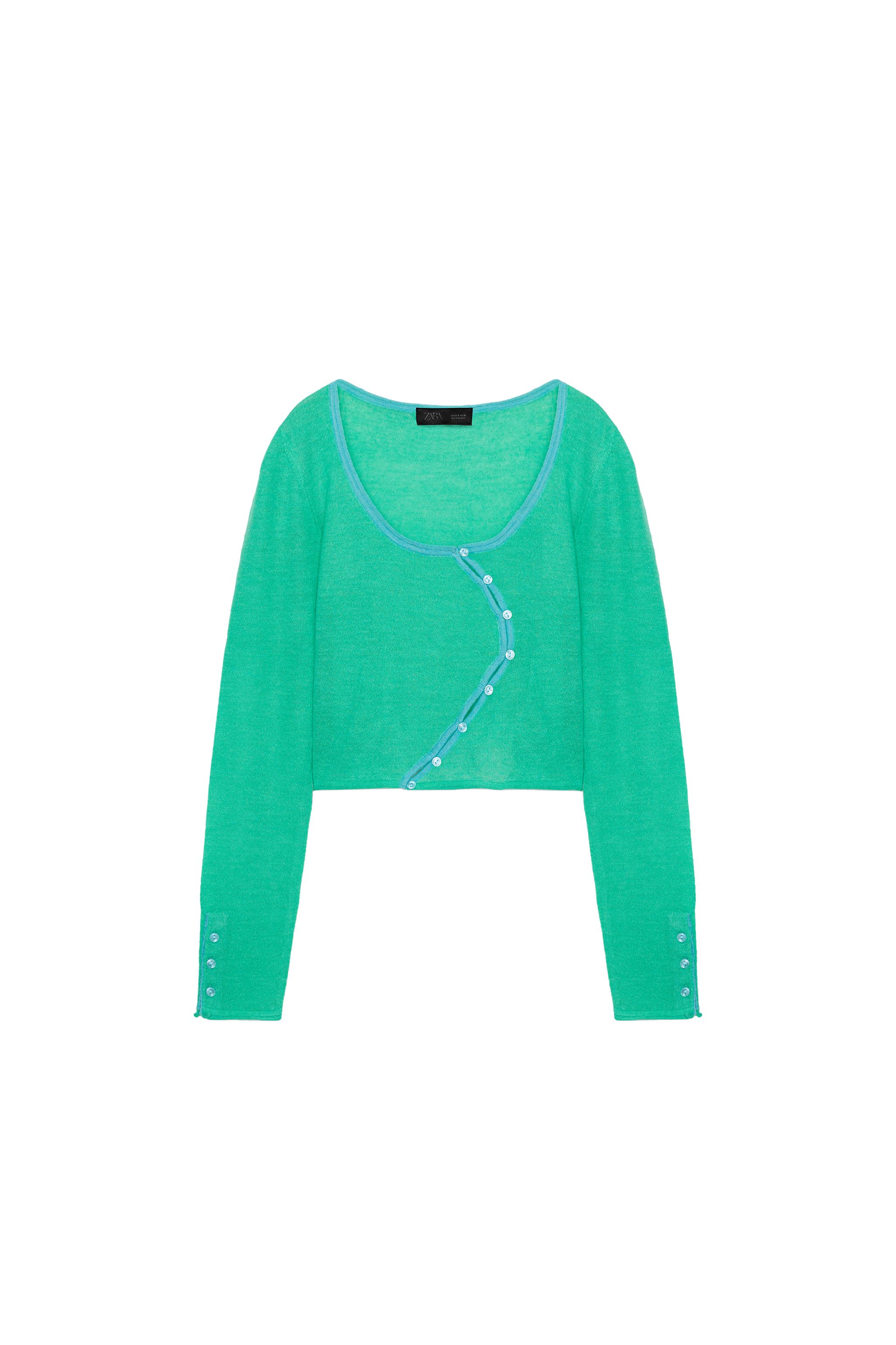 Short knit jacket