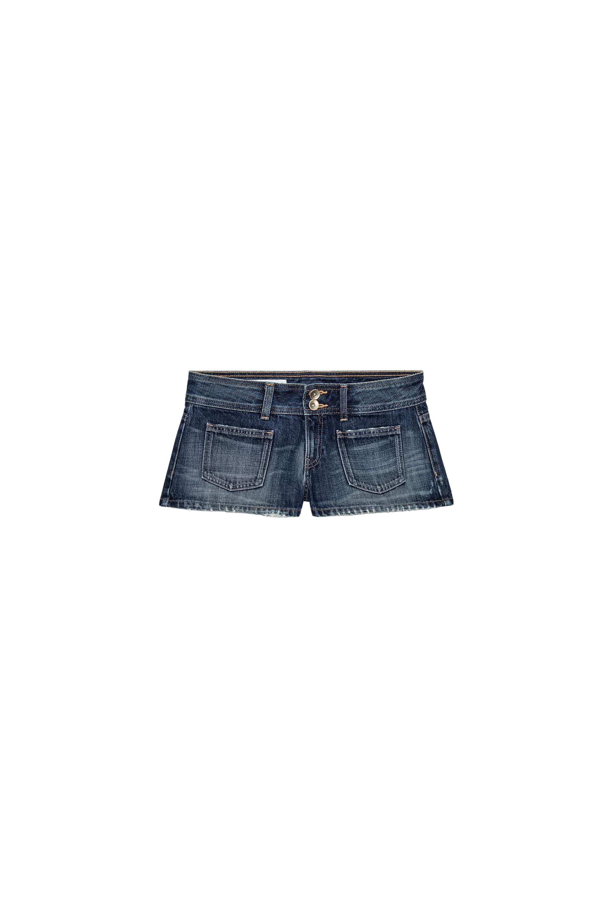 TRF Low-Rise Denim Shorts