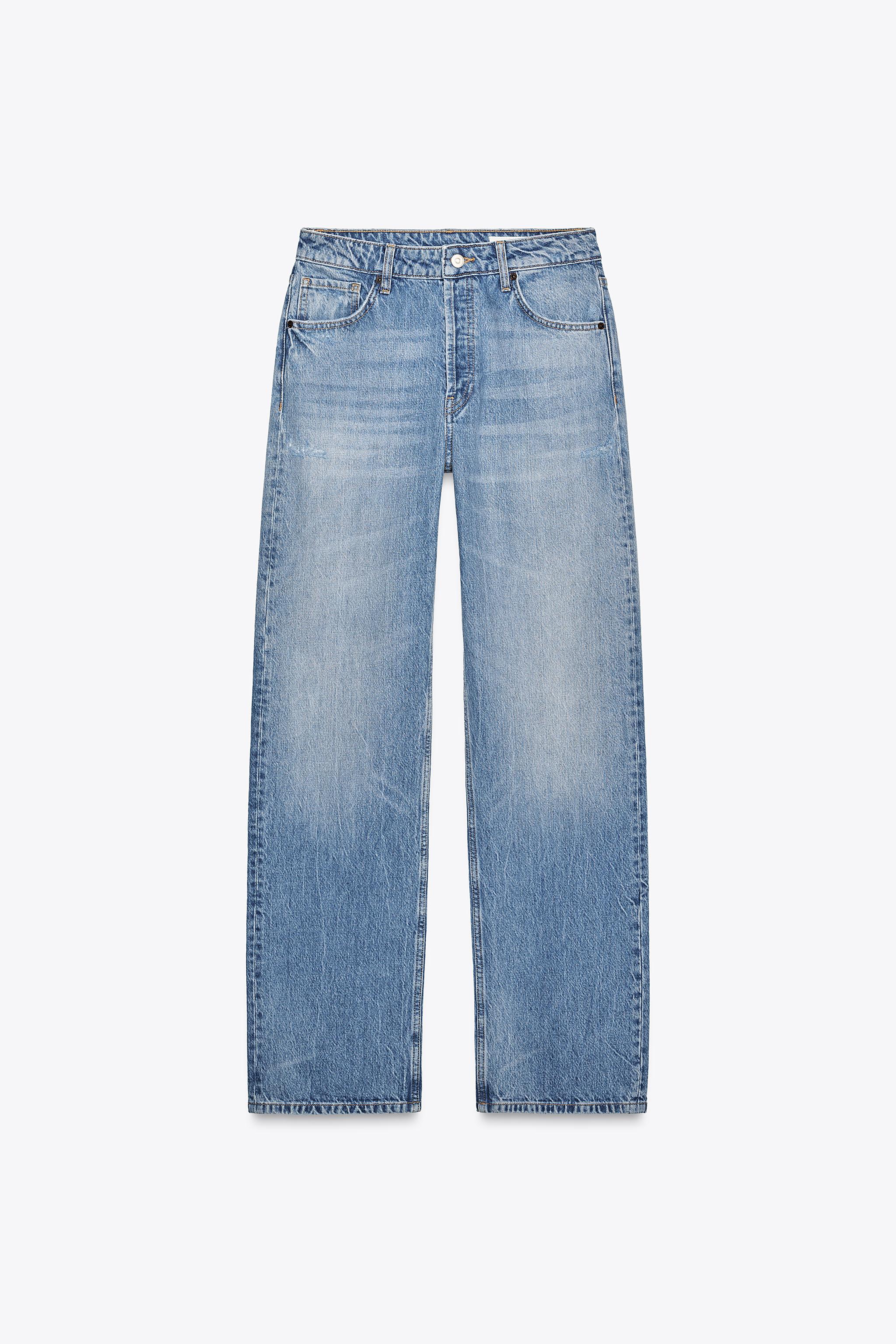 Straight-Leg Regular-Waist Jeans