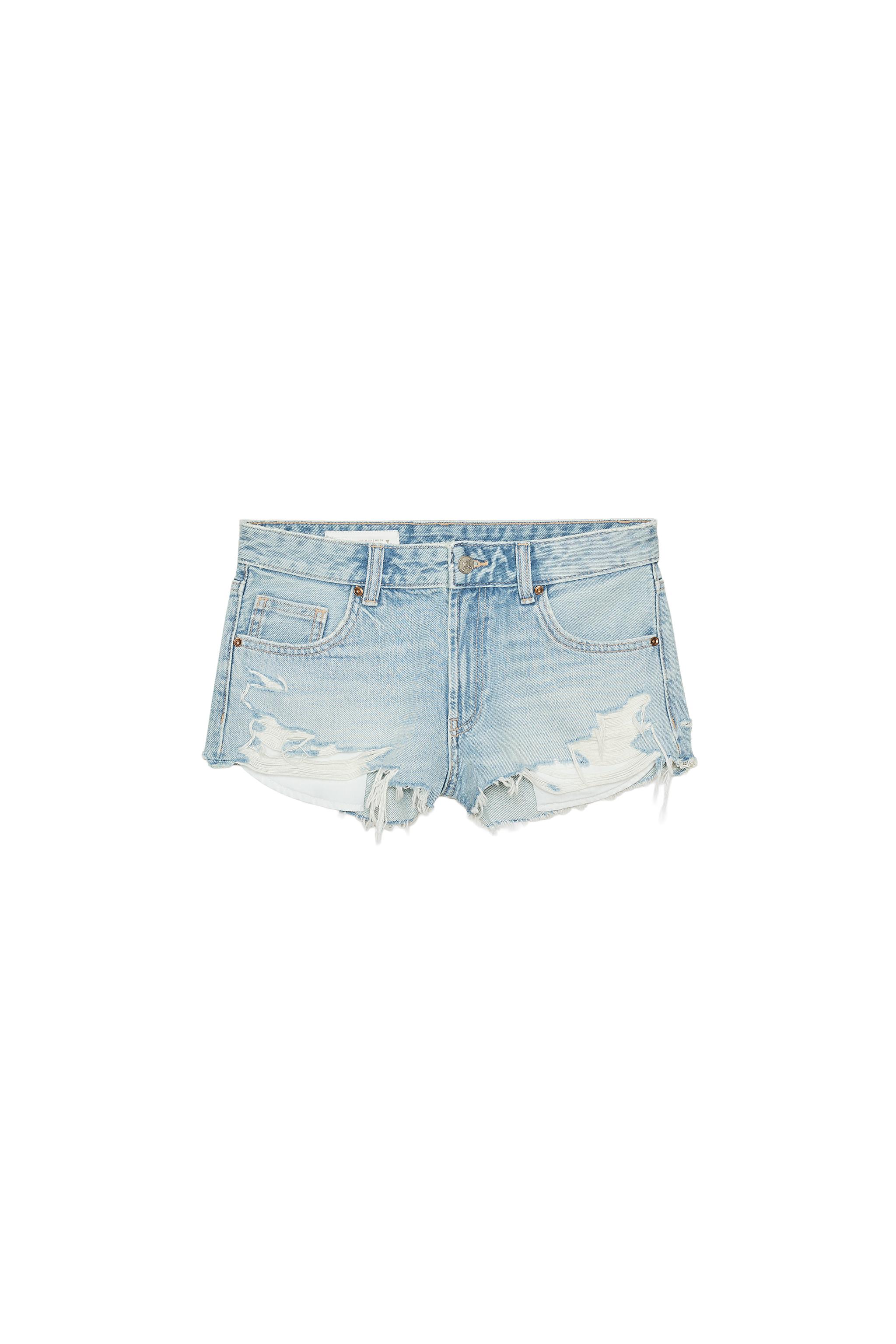 Denim shorts mid rise
