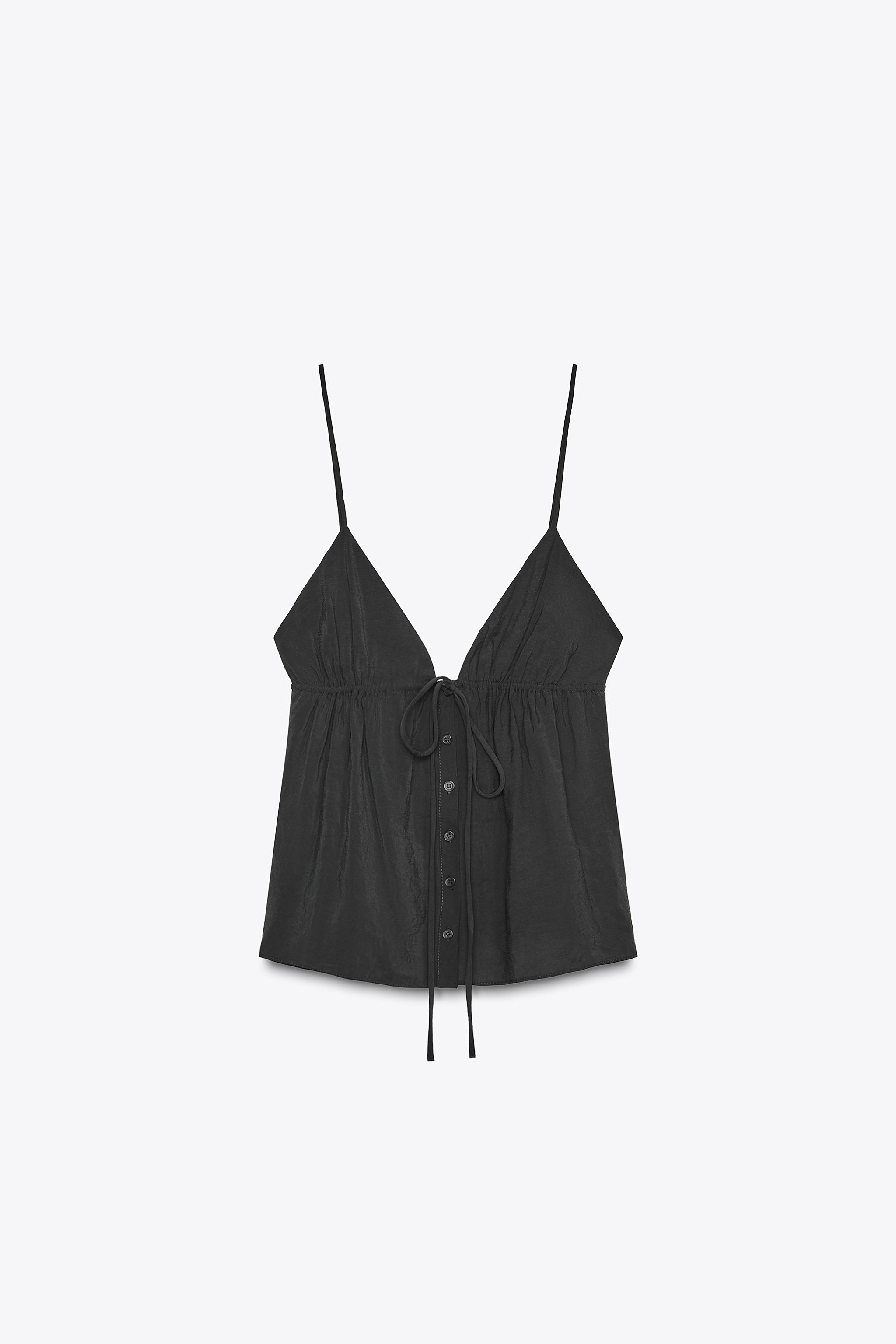 Fluid Fabric Strappy Top