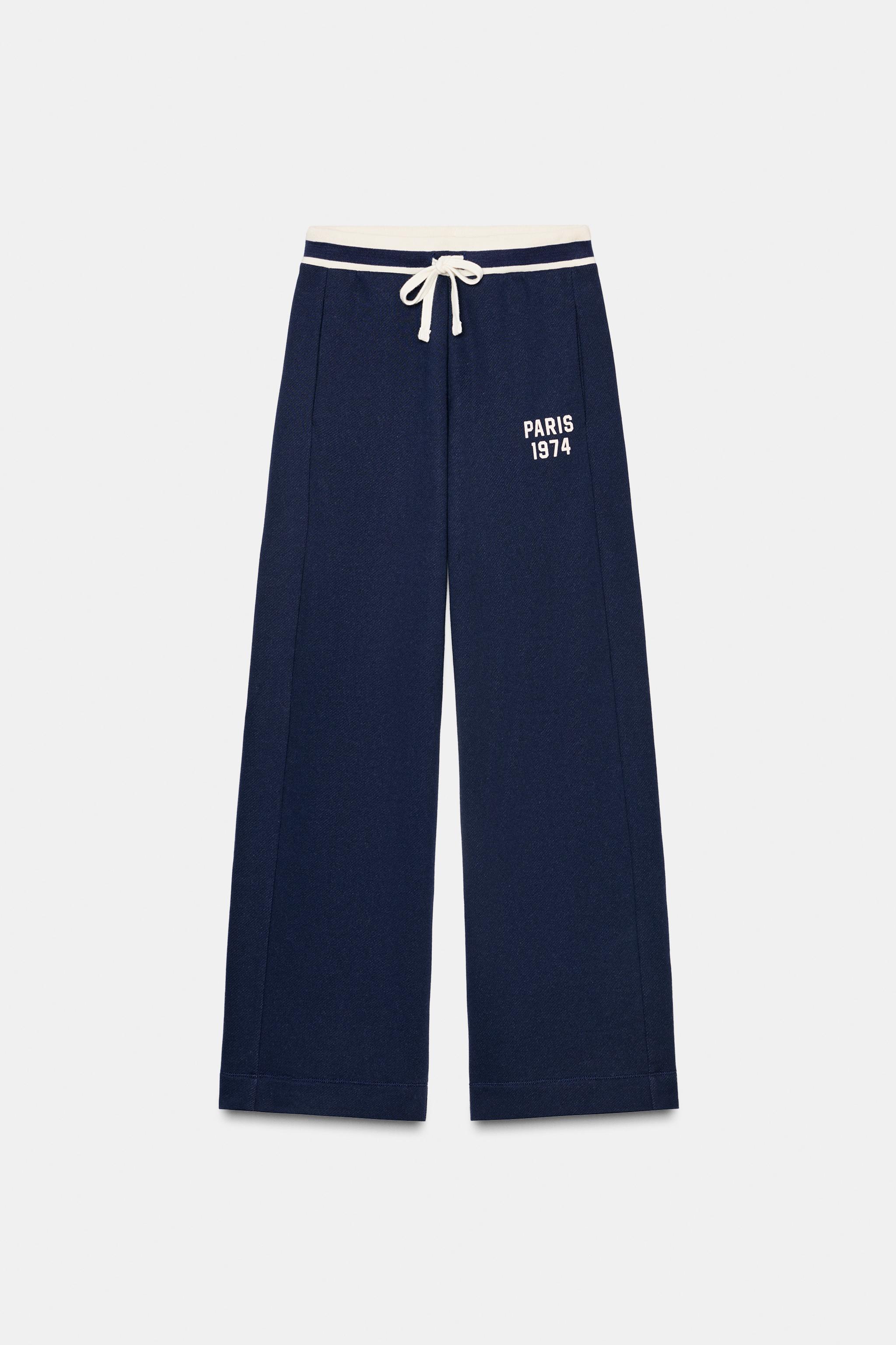 Varsity track pants