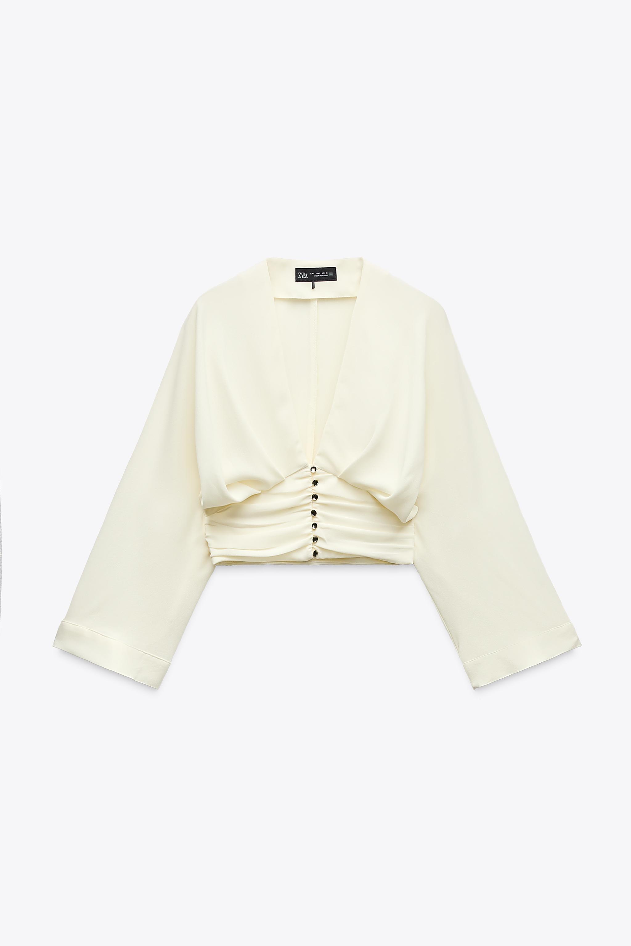 Sheen cropped top