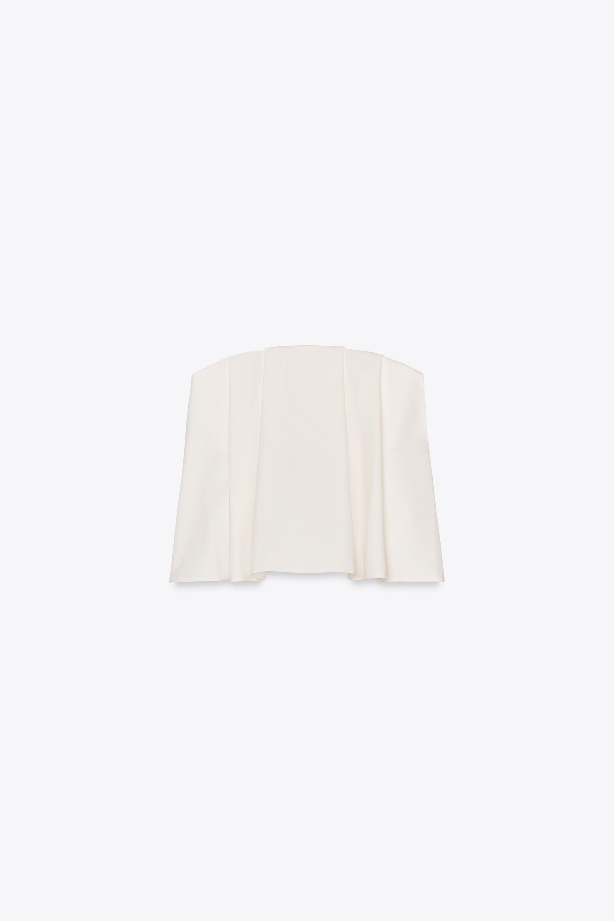 Strapless top