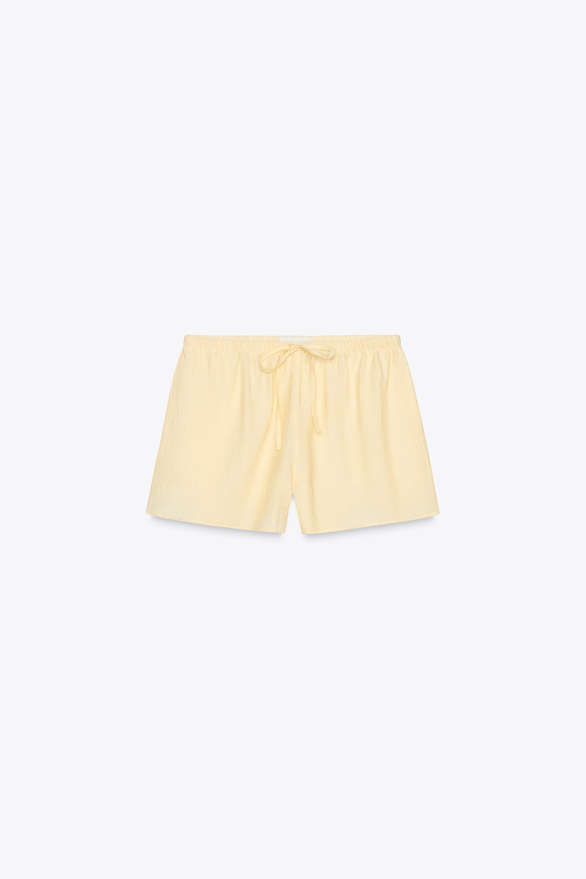 Crinkled Effect Shorts
