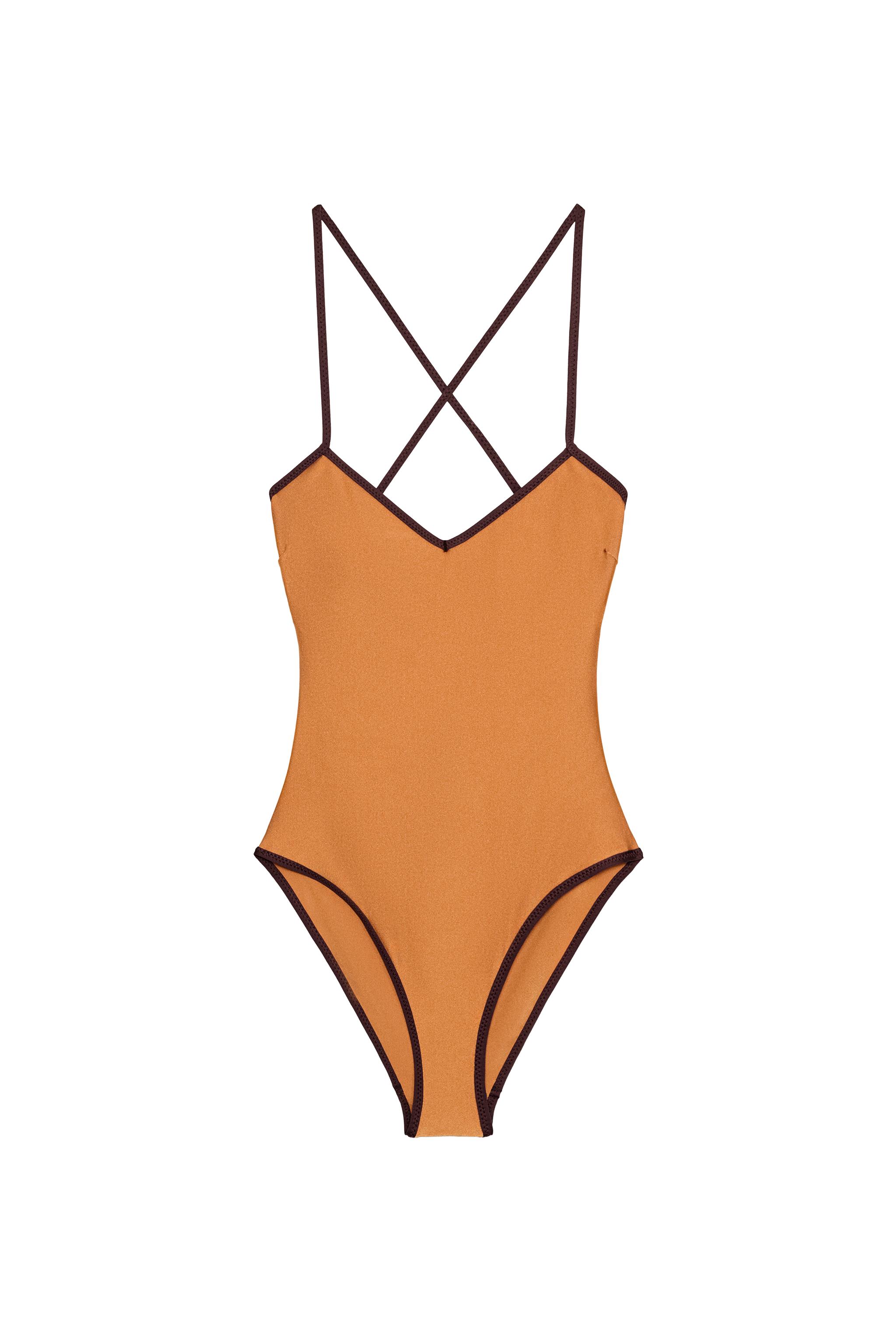 Satin swimsuit
