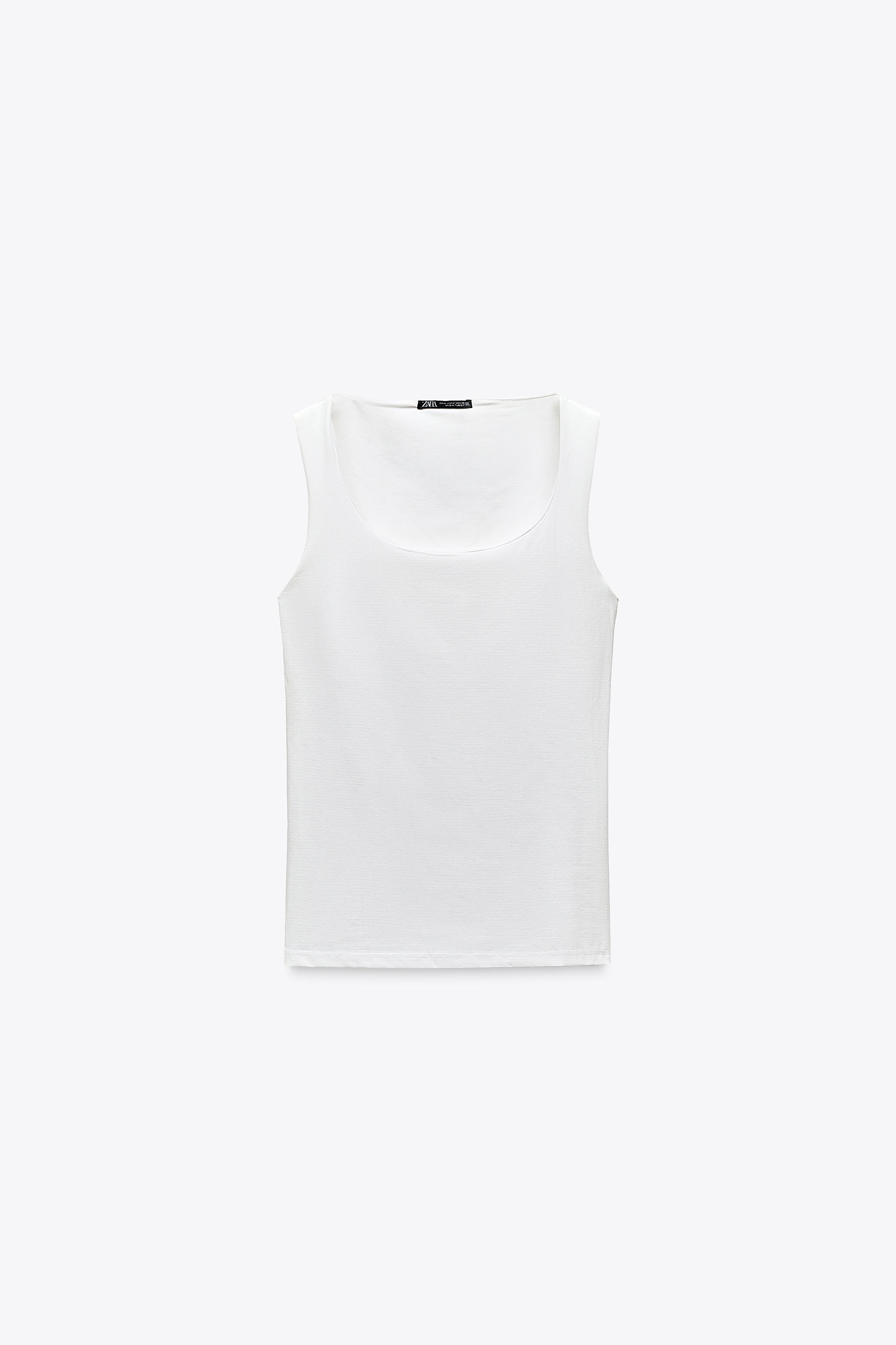 Polyamide wide strap top