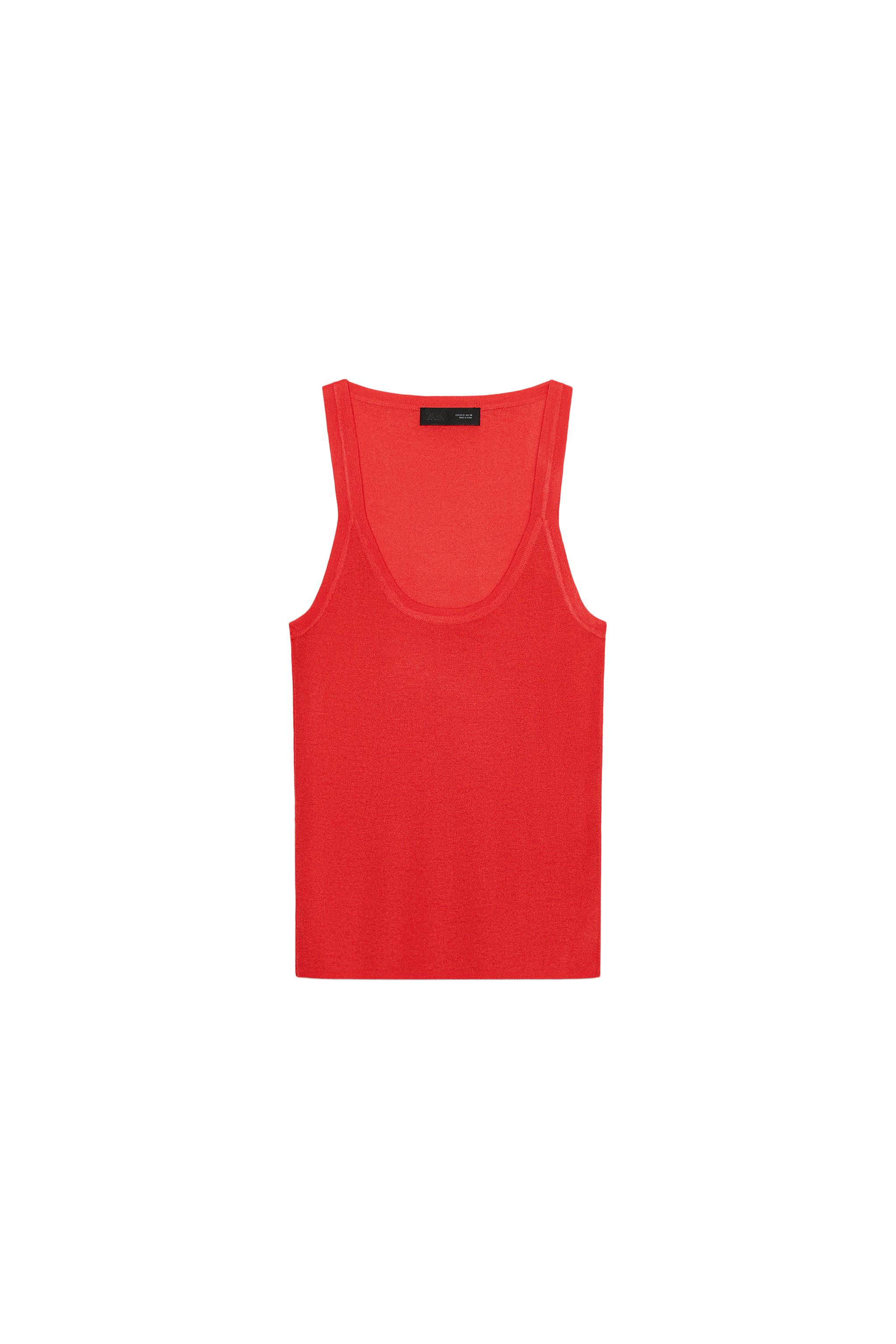 Knit sleeveless top