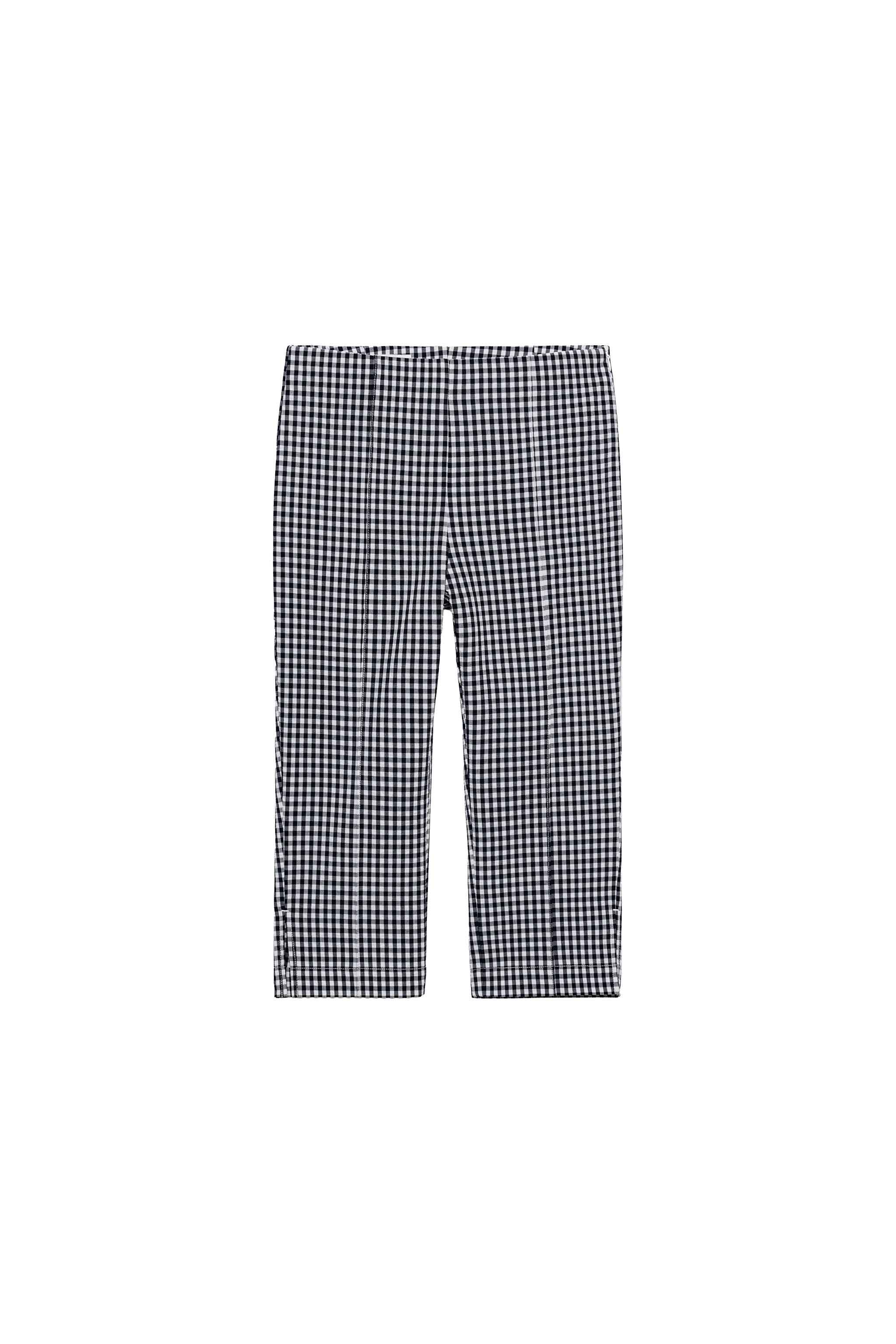 Gingham Capri Trousers
