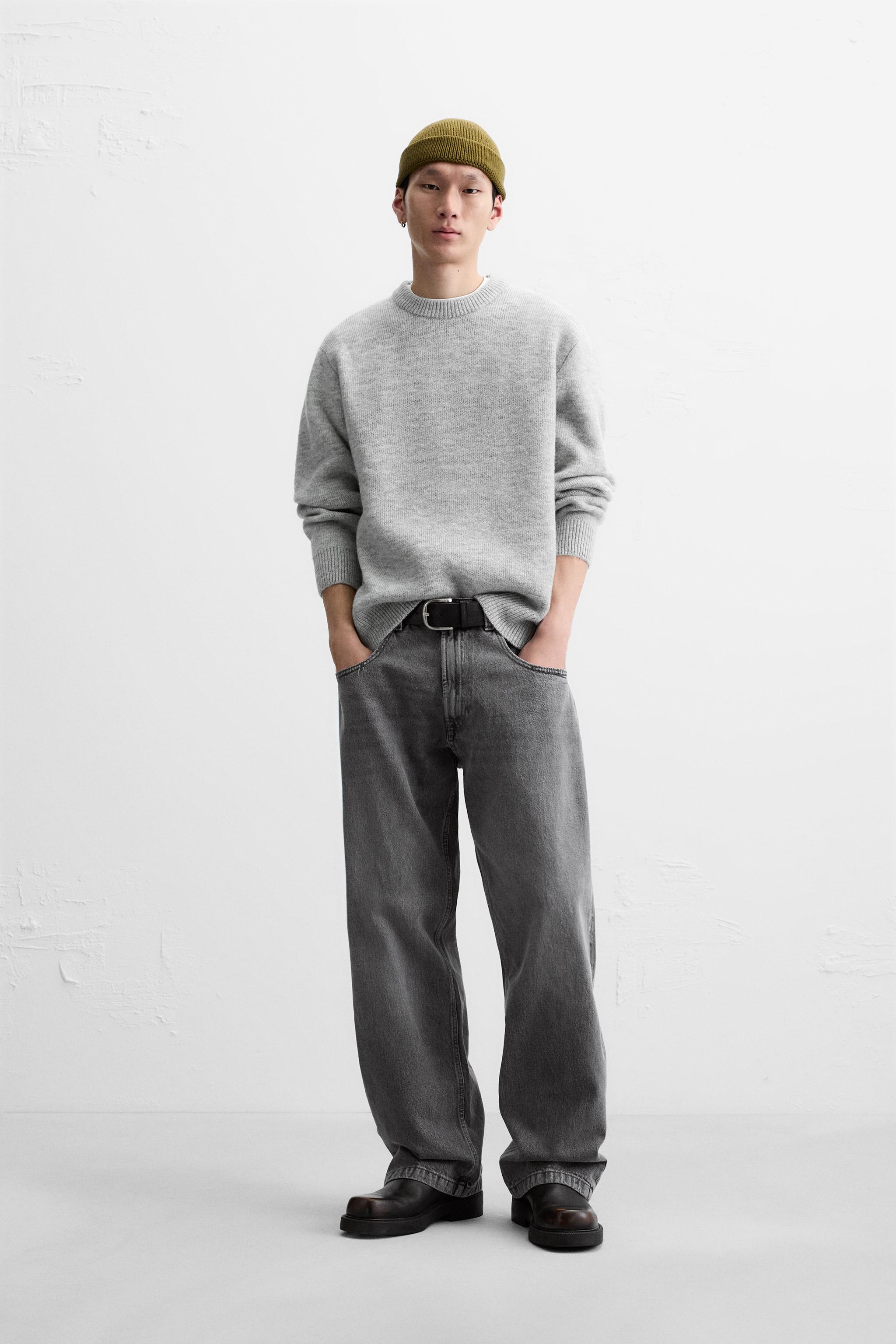 Structured woven sweater