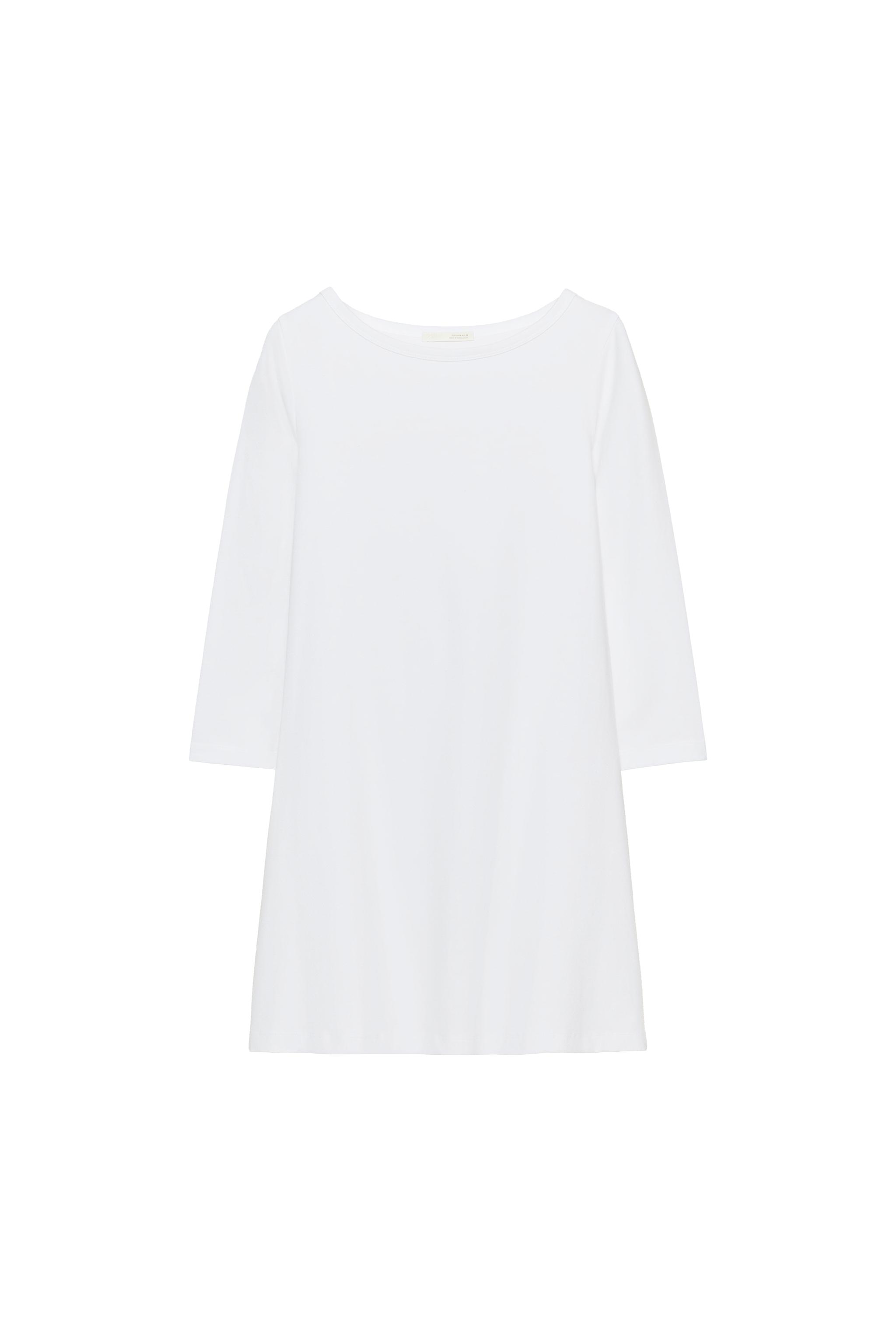 Boat neck short dress