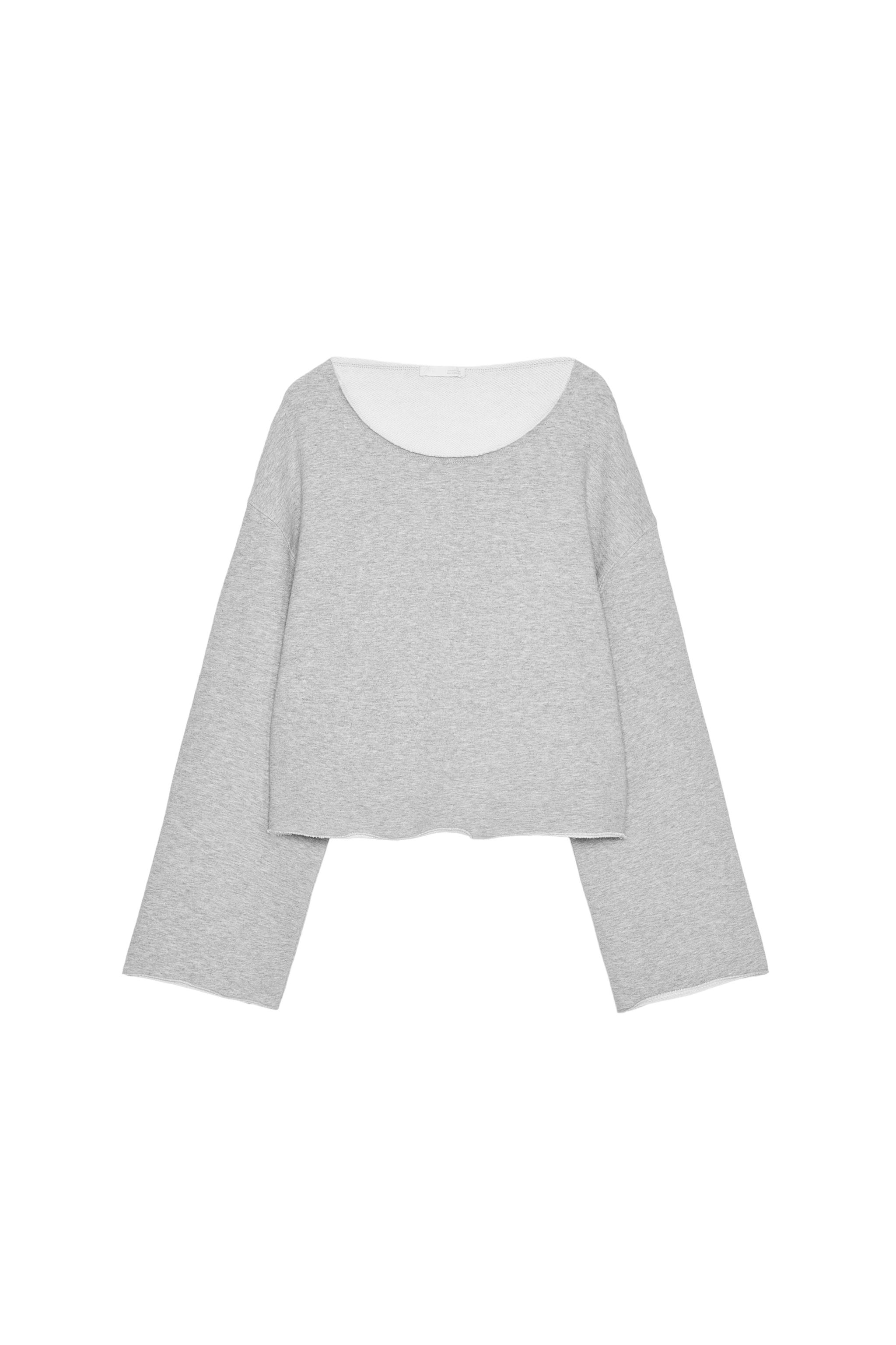 Boat-Neck Sweatshirt