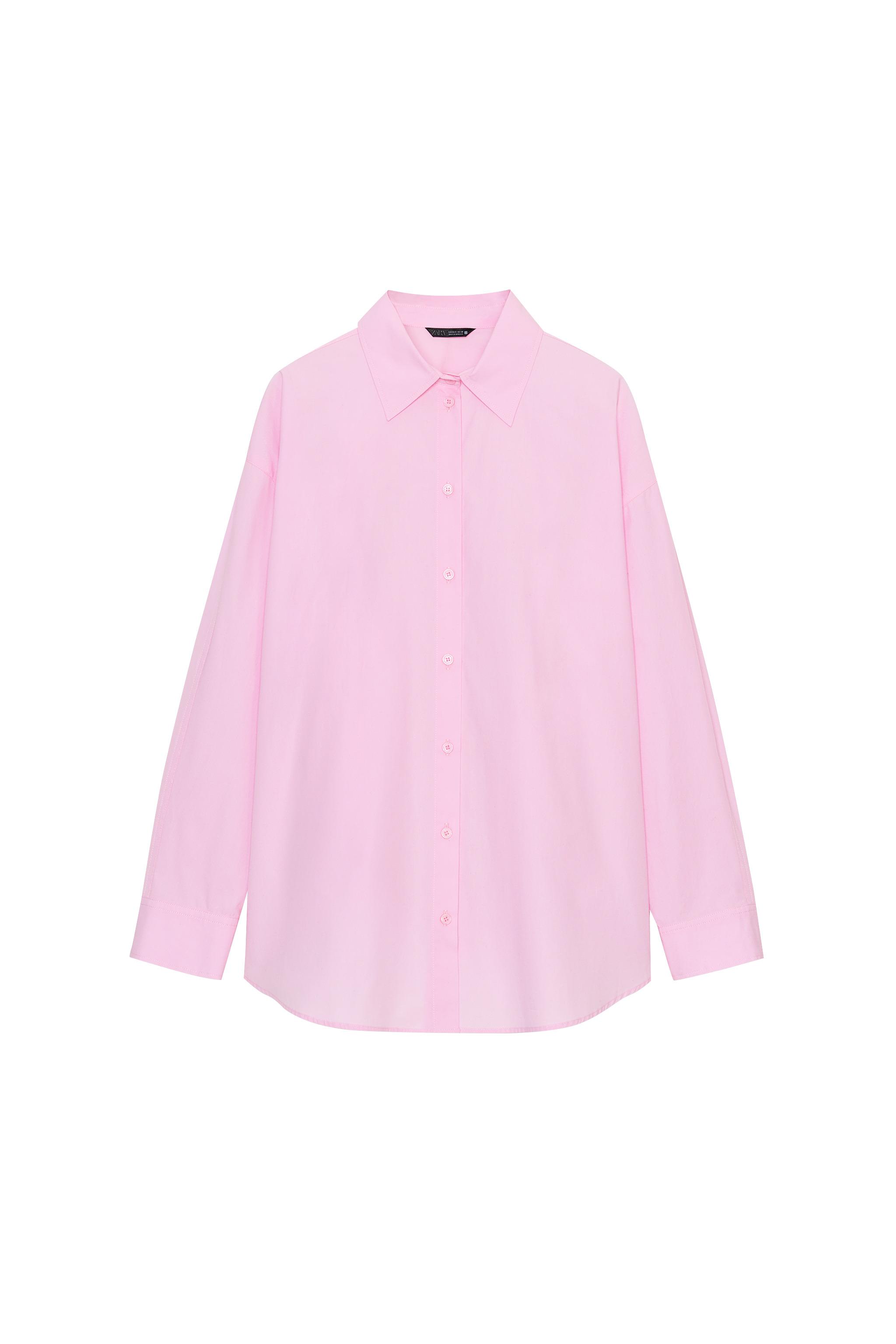 Oversize poplin shirt
