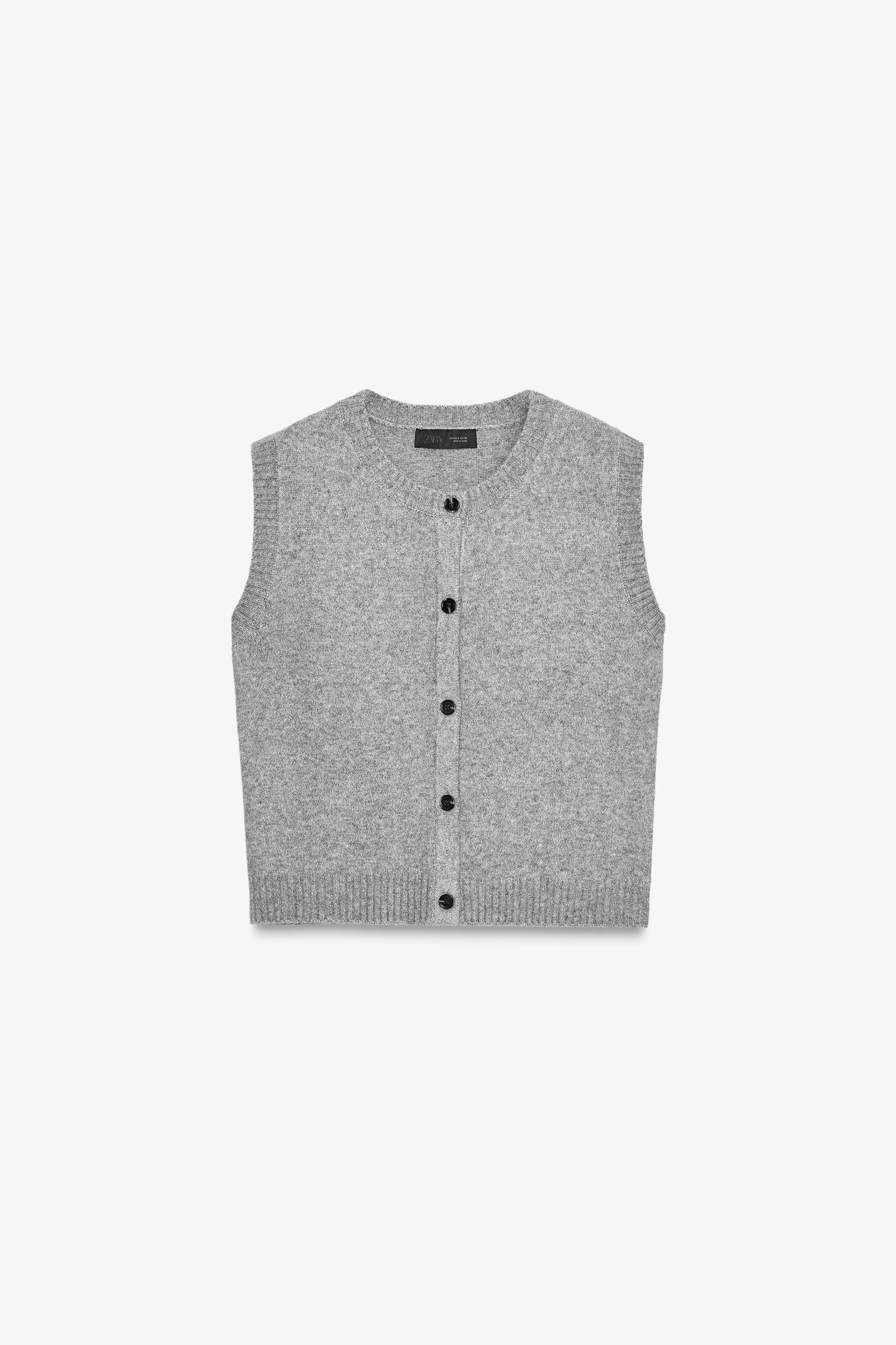 Soft knit vest