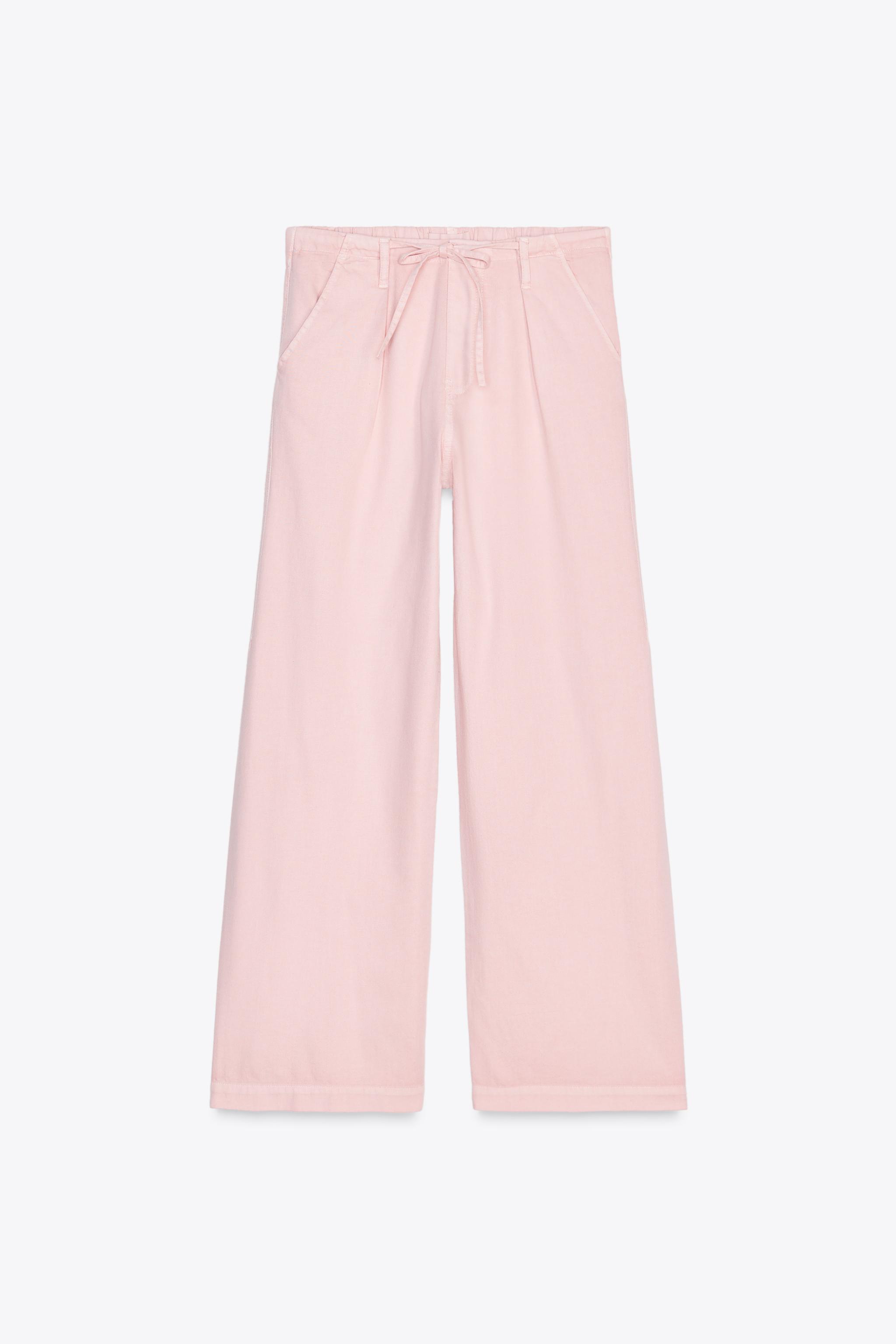 Pleated pajama trousers