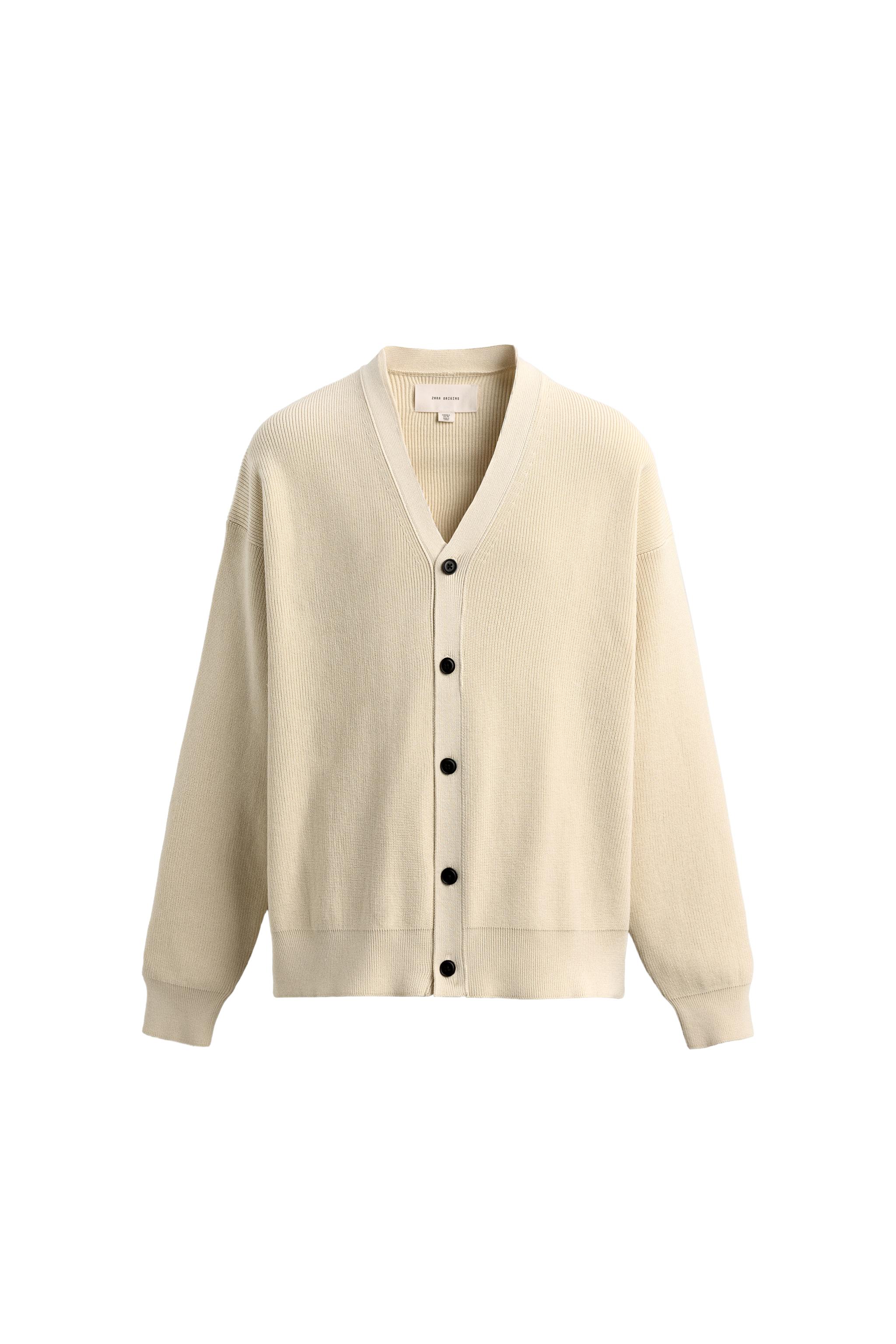Cotton knitted cardigan