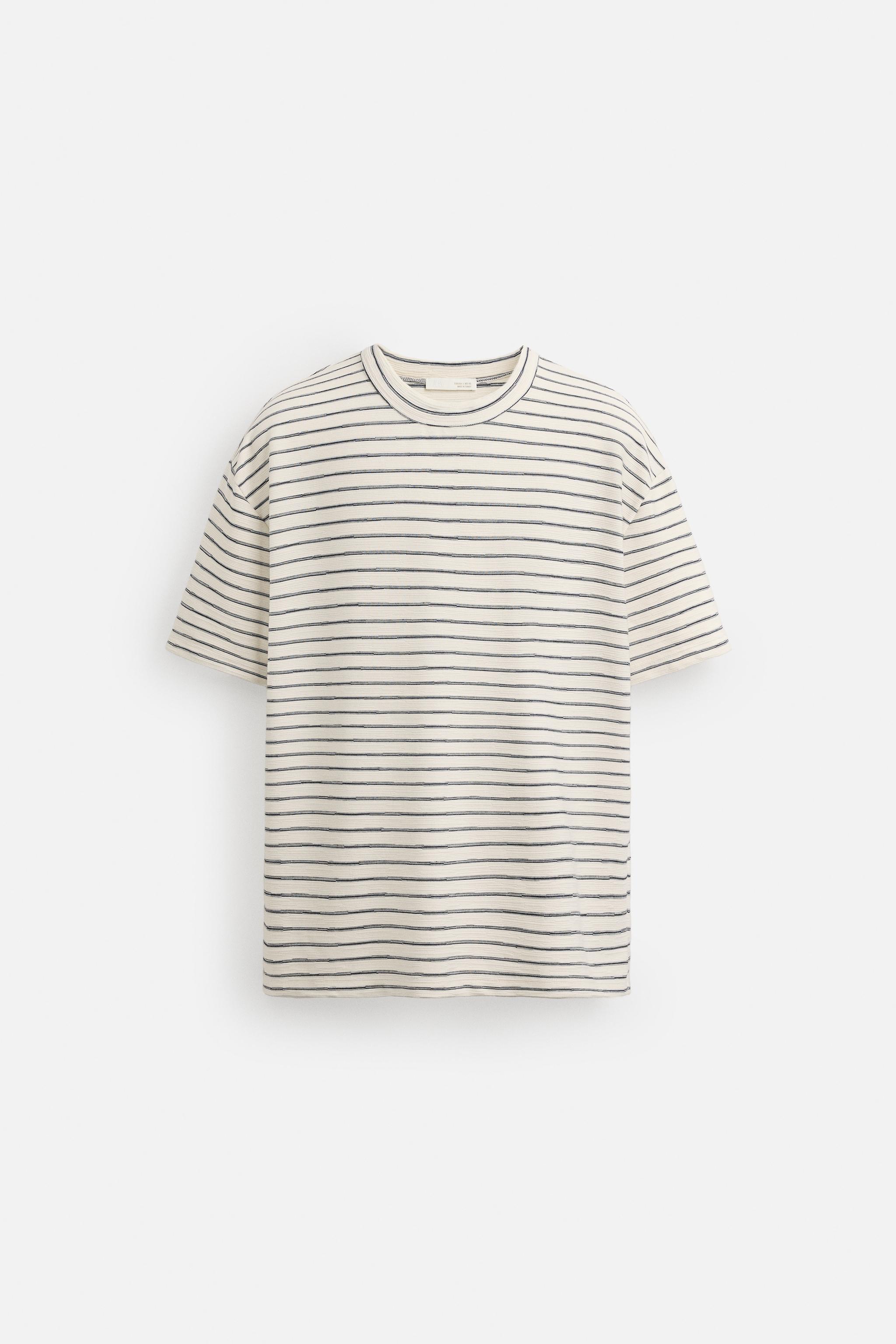 Striped Jacquard T-Shirt