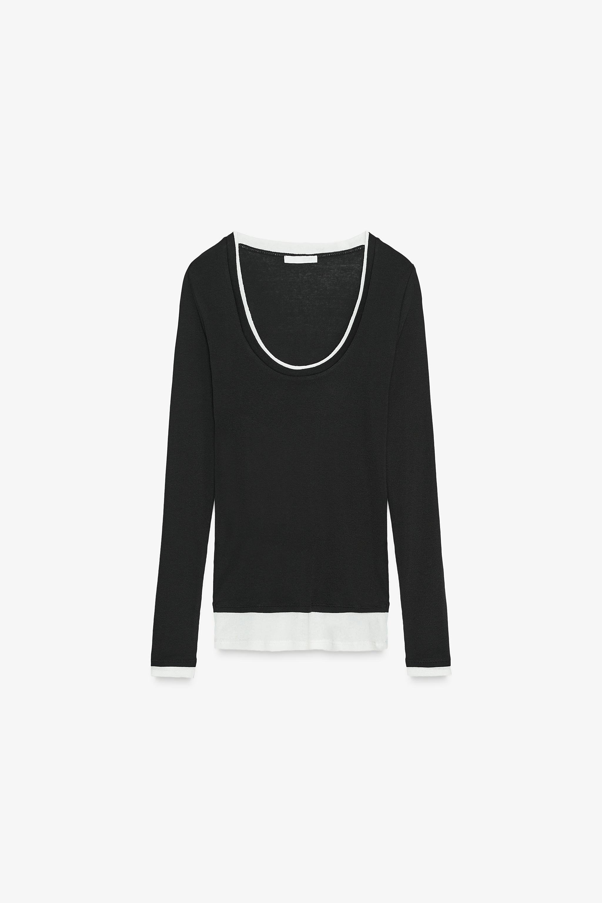 Double-effect t-shirt
