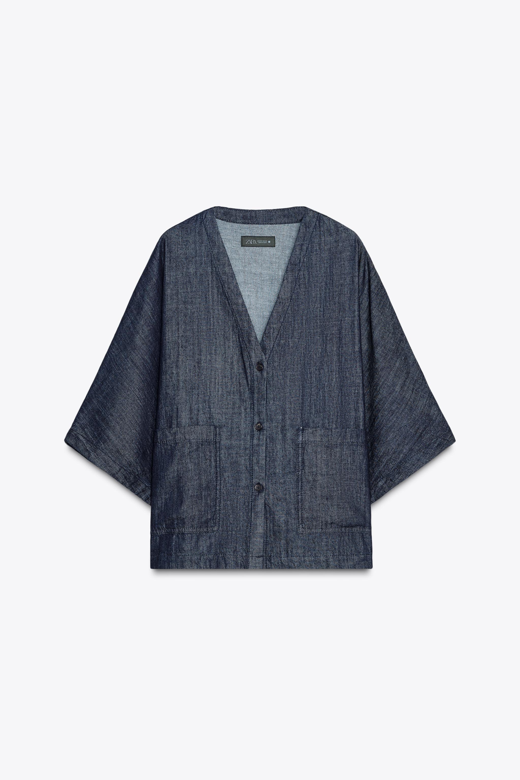 Relaxed denim shirt