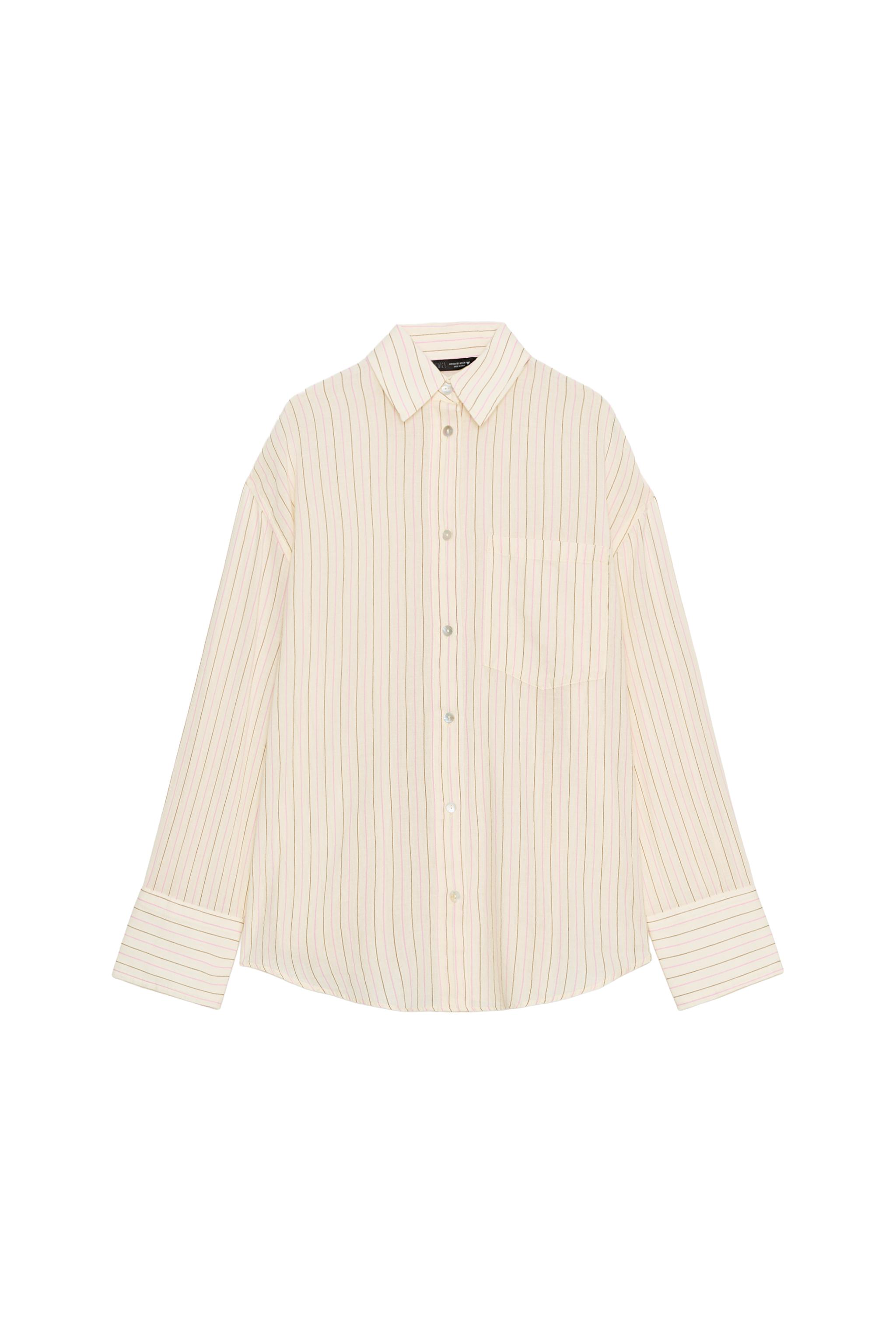 Oversize gauze shirt