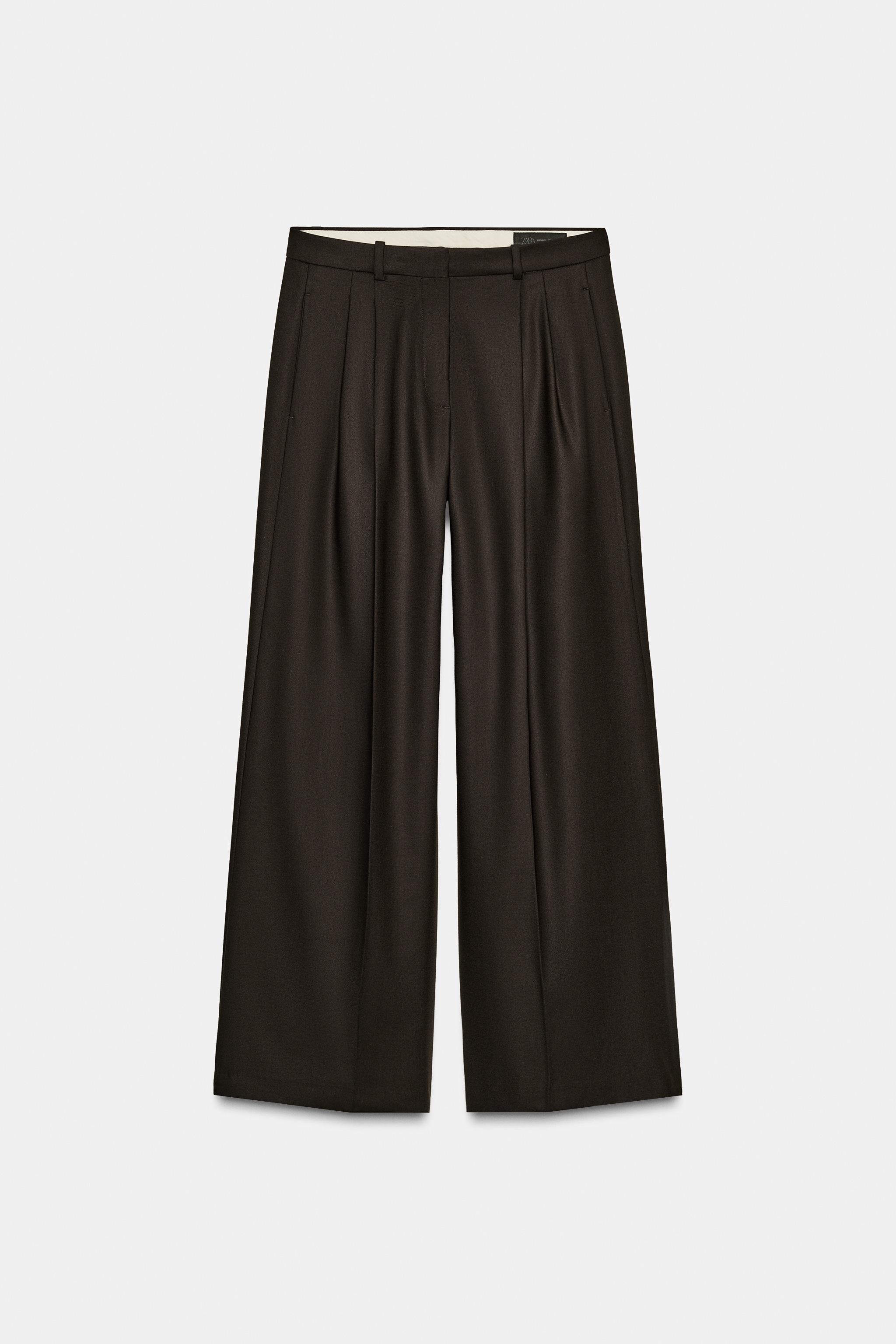 Wide leg trousers