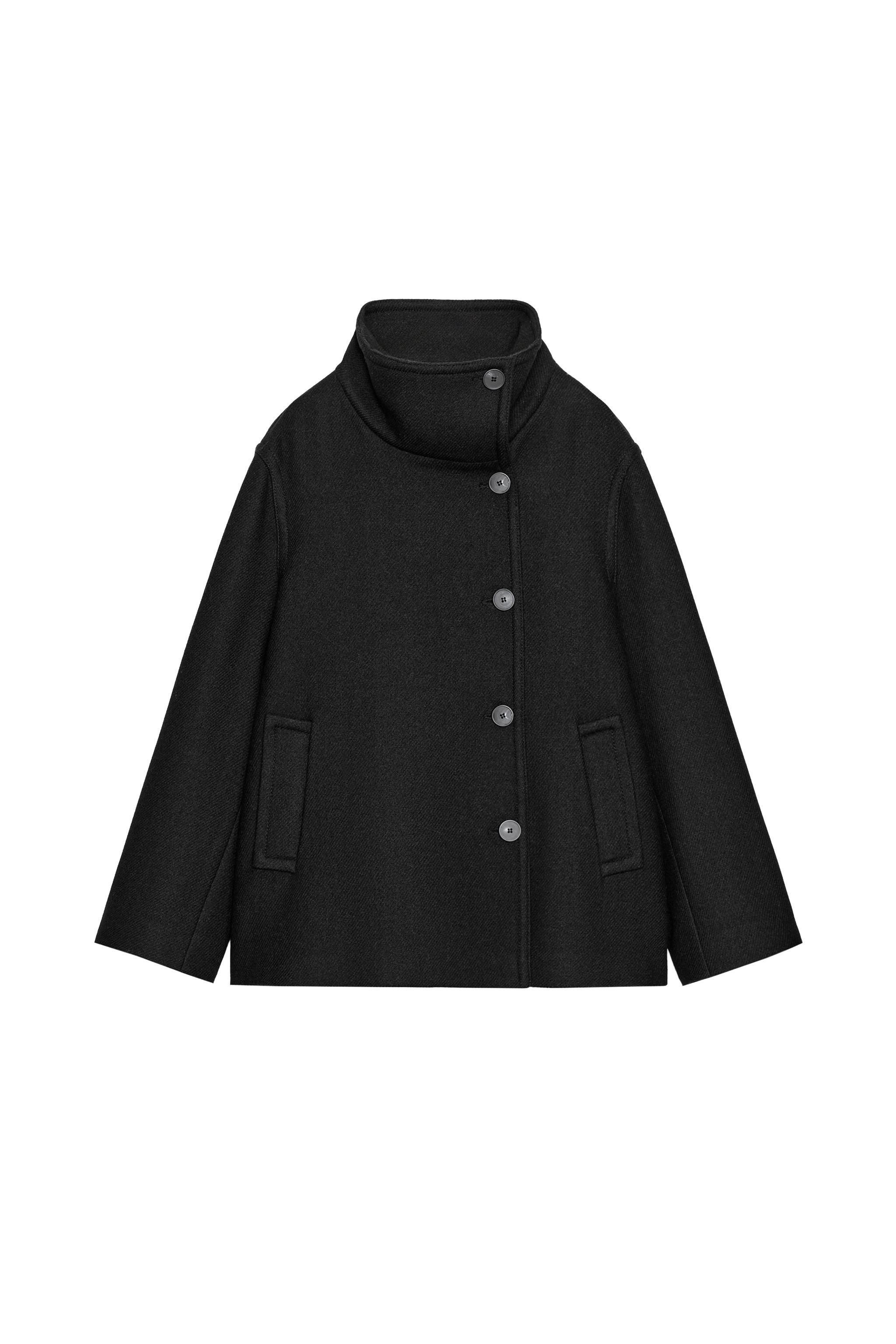 Wool short coat
