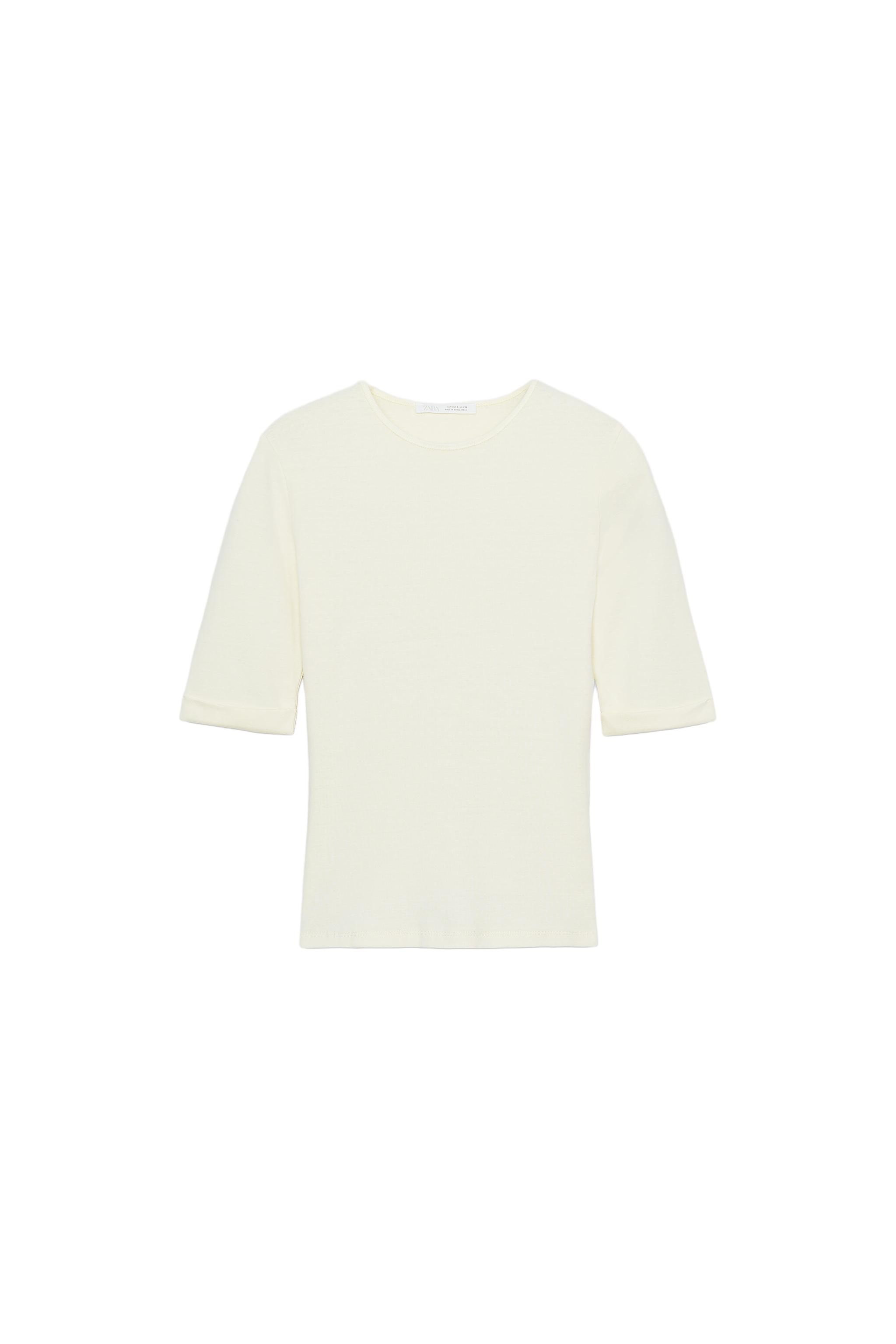 Washed cotton t-shirt