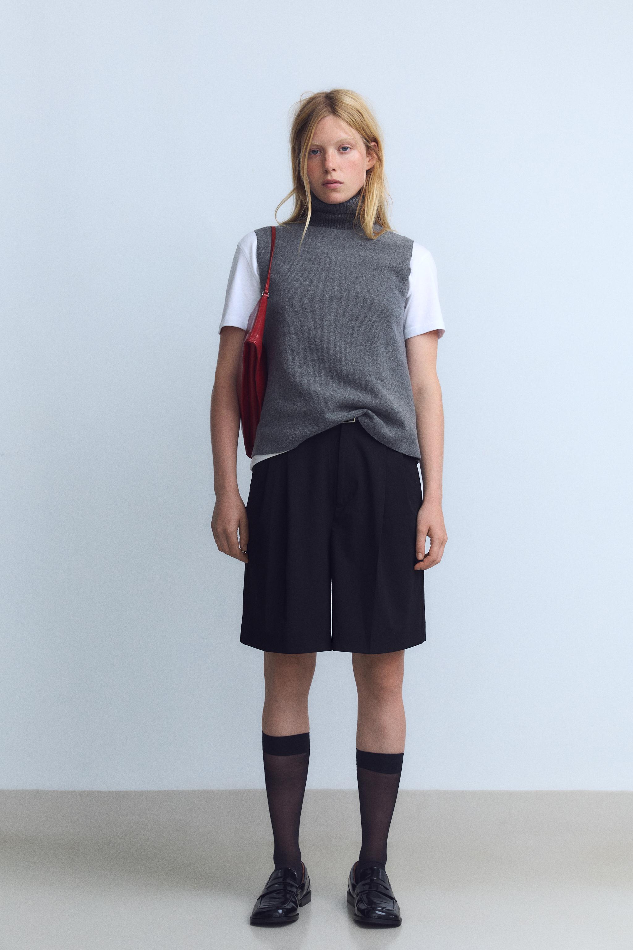 Soft High Neck Top