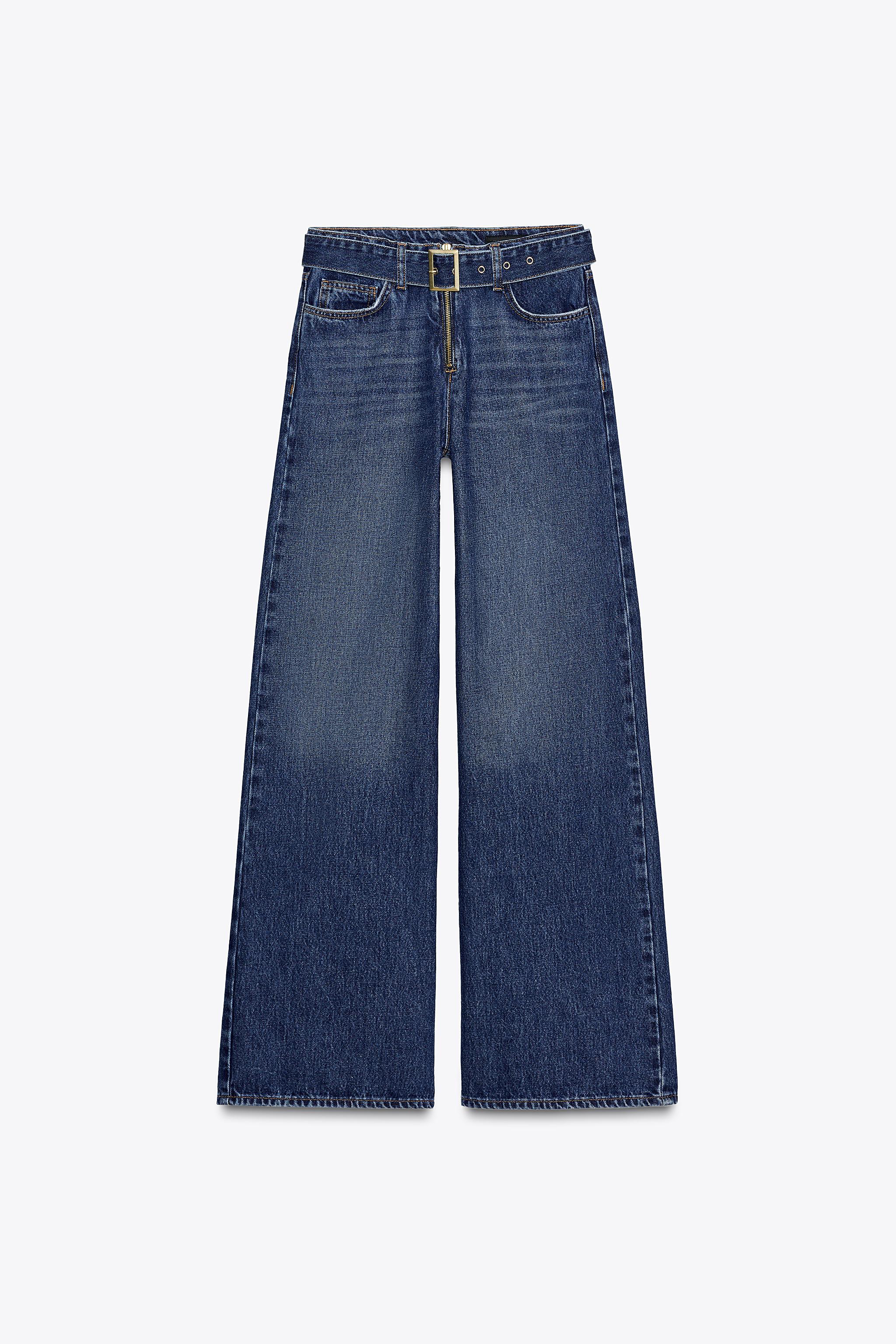 Wide leg jeans