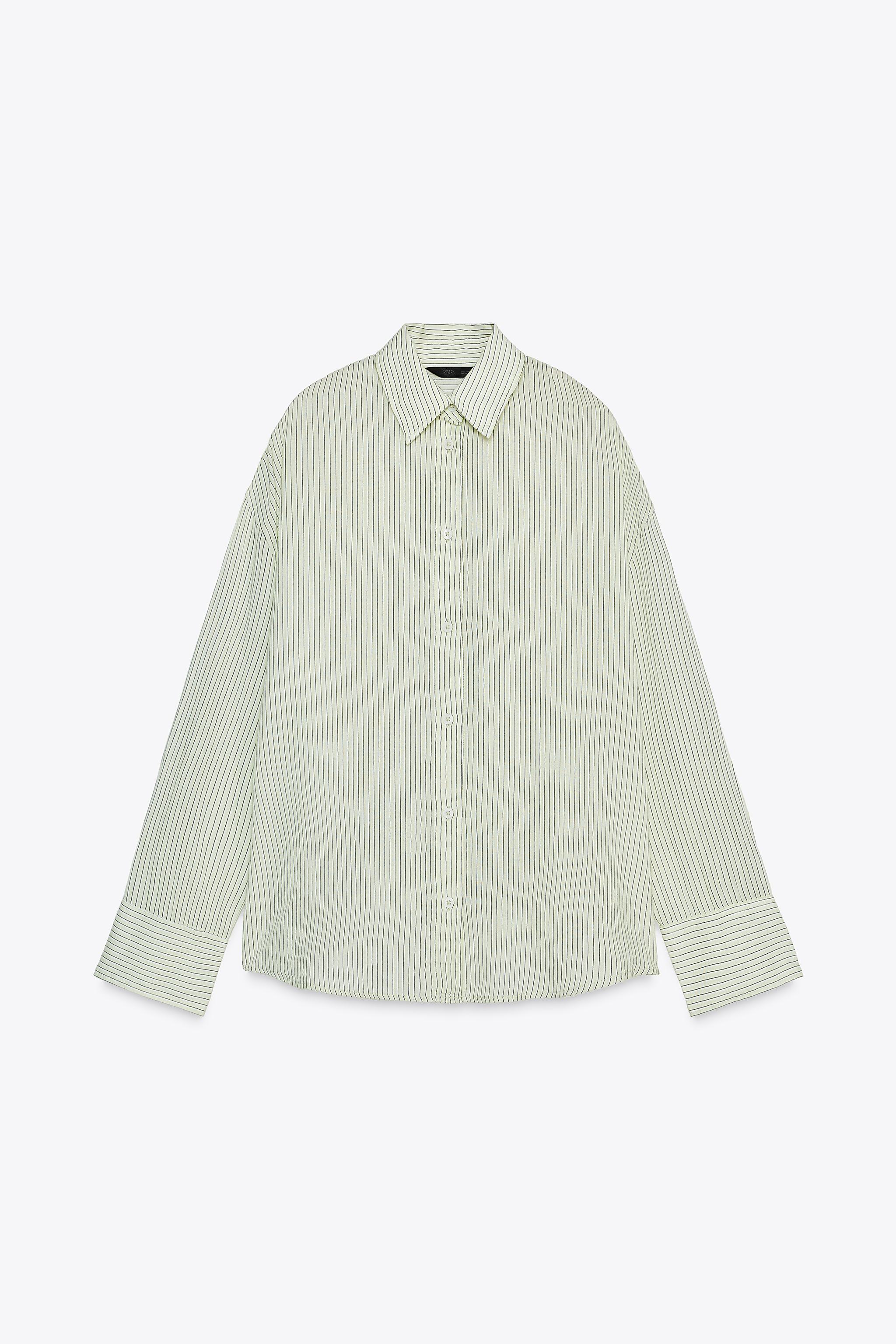 Oversize striped shirt