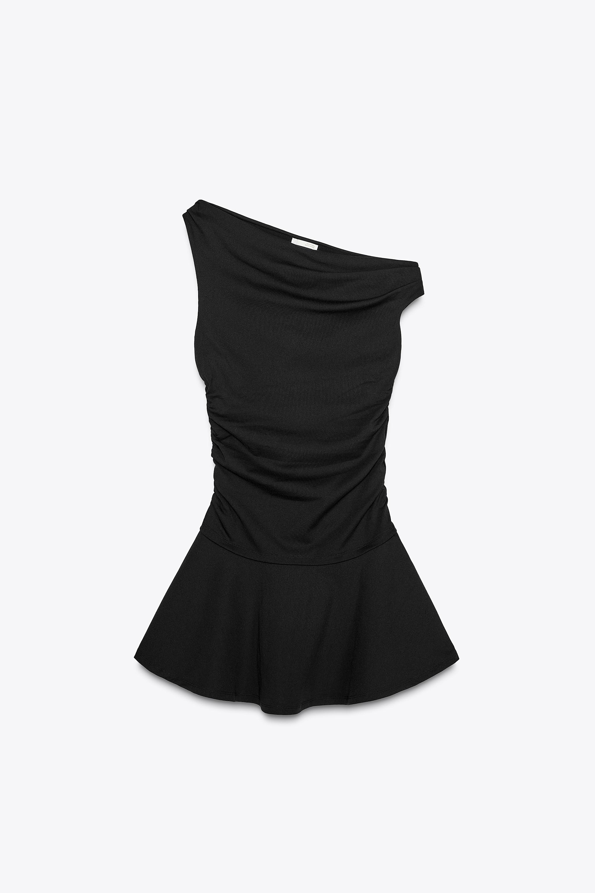 Textured Ruched Dress