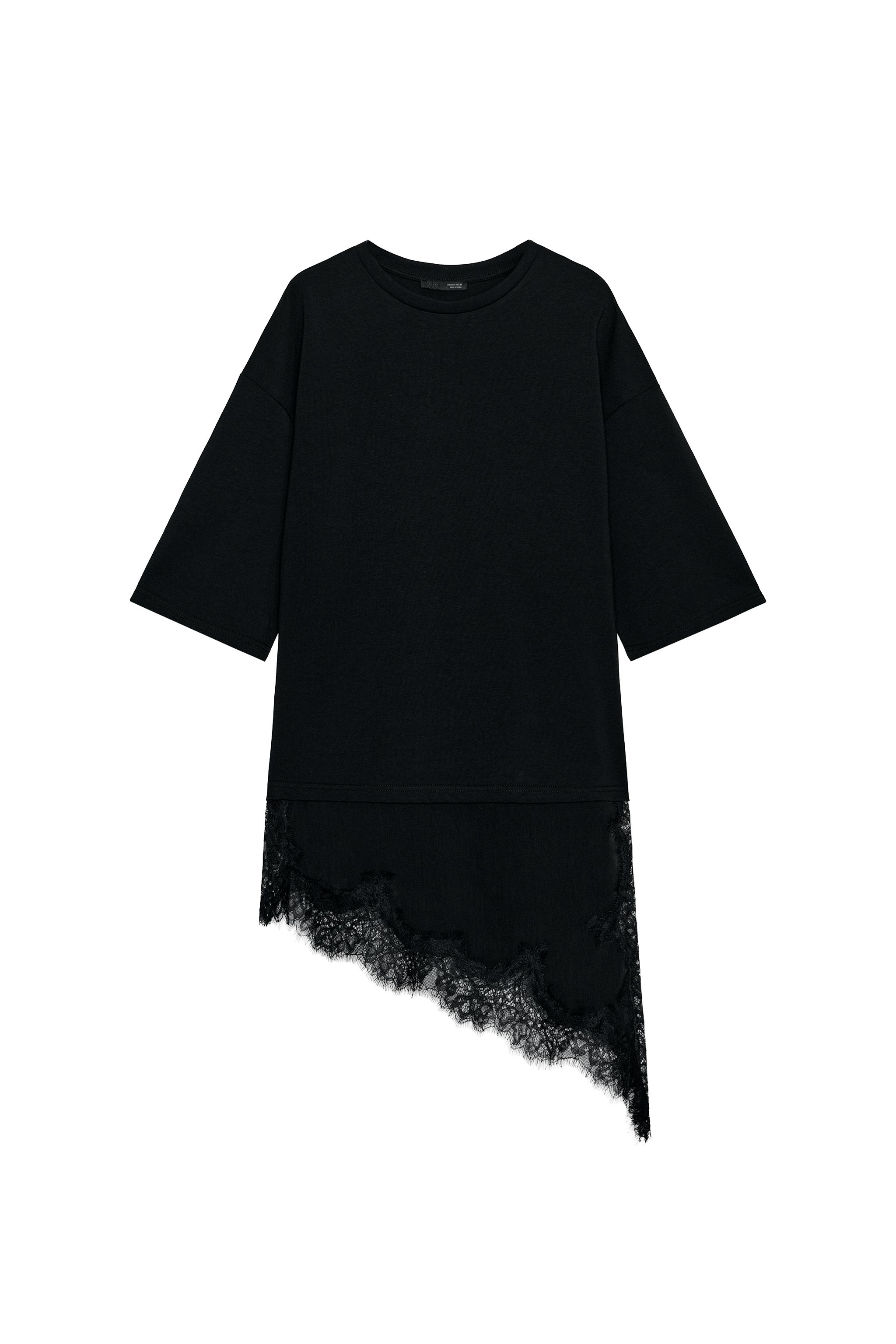 Lace Trim T-Shirt