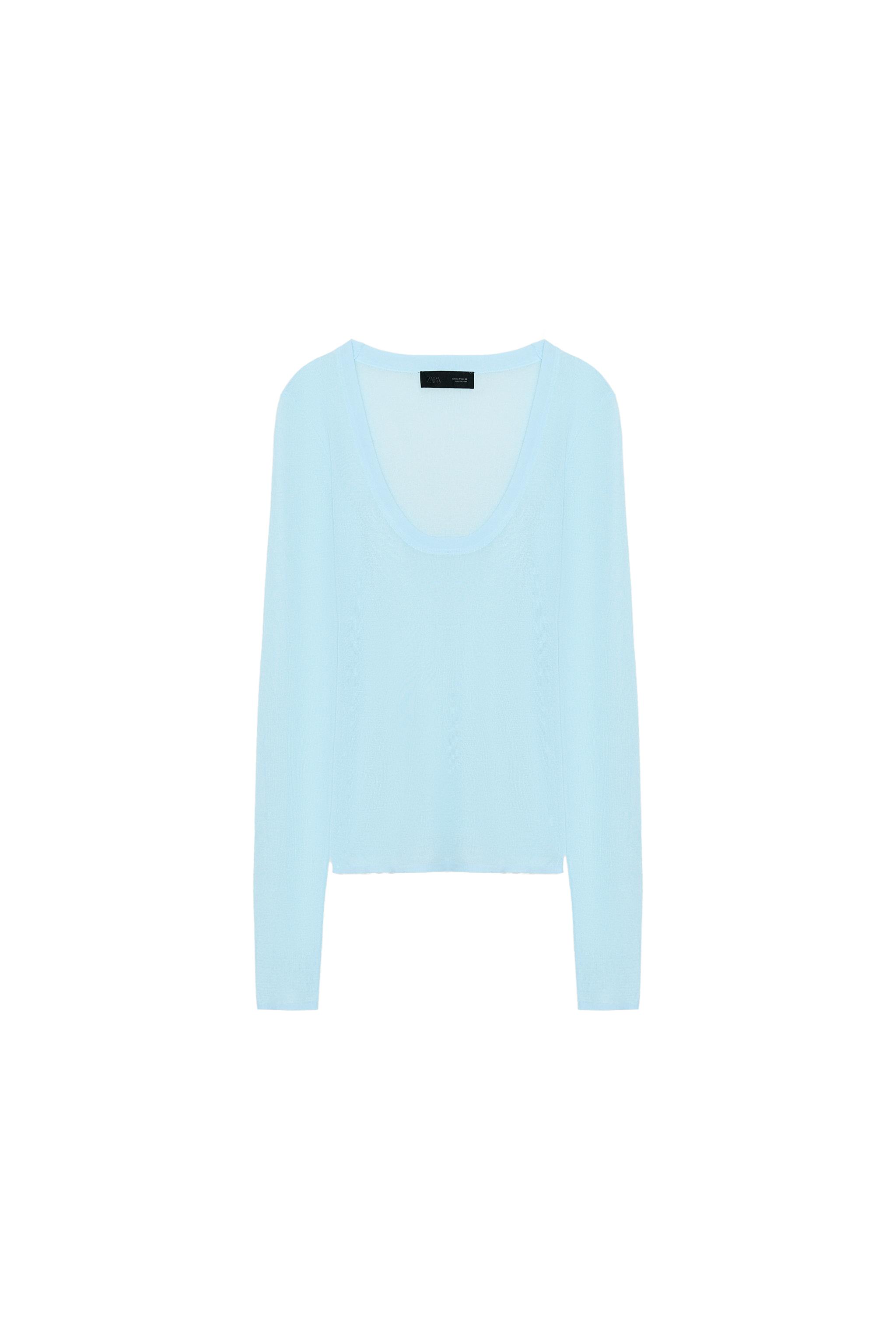 Fine knit top