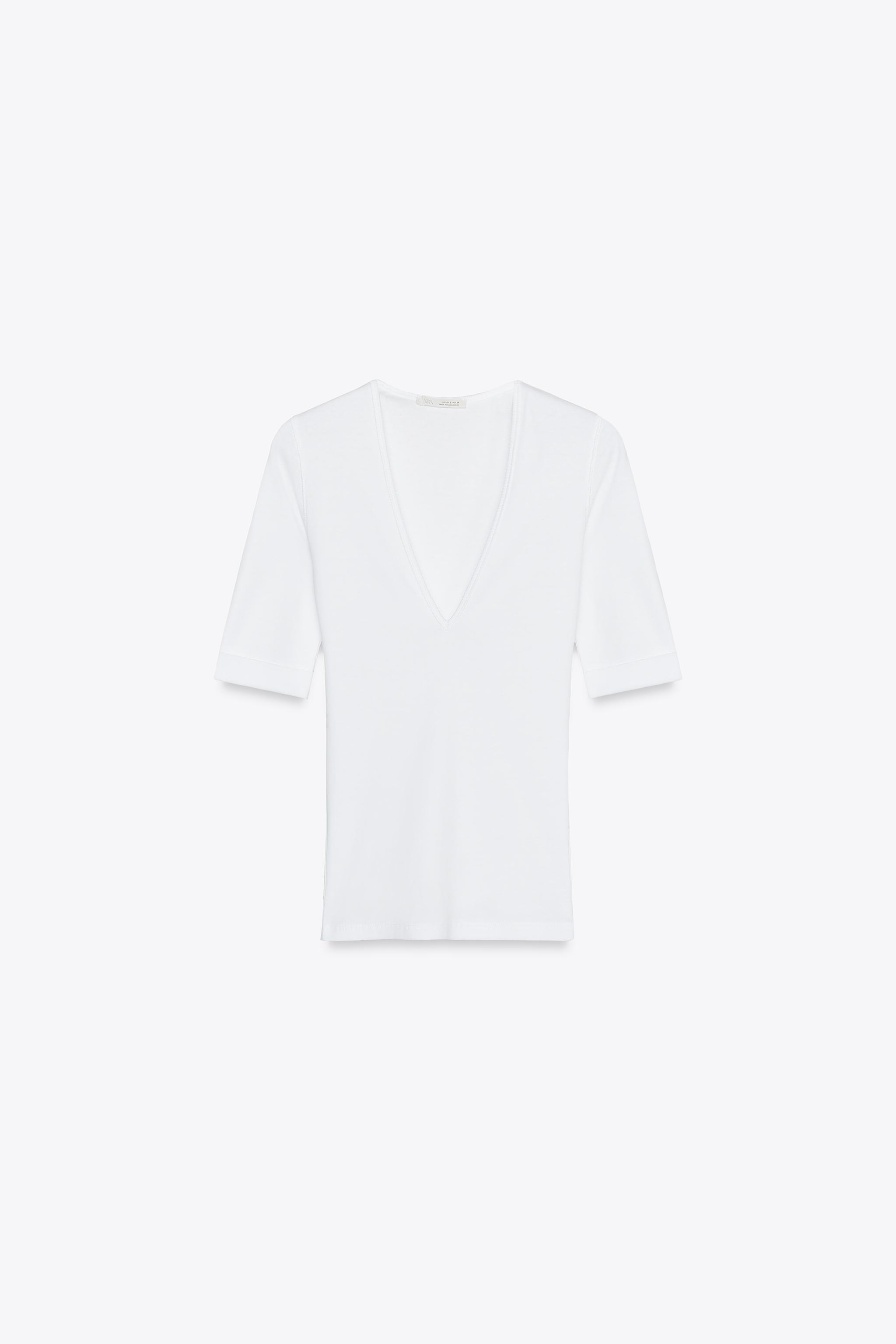 Faded cotton T-shirt