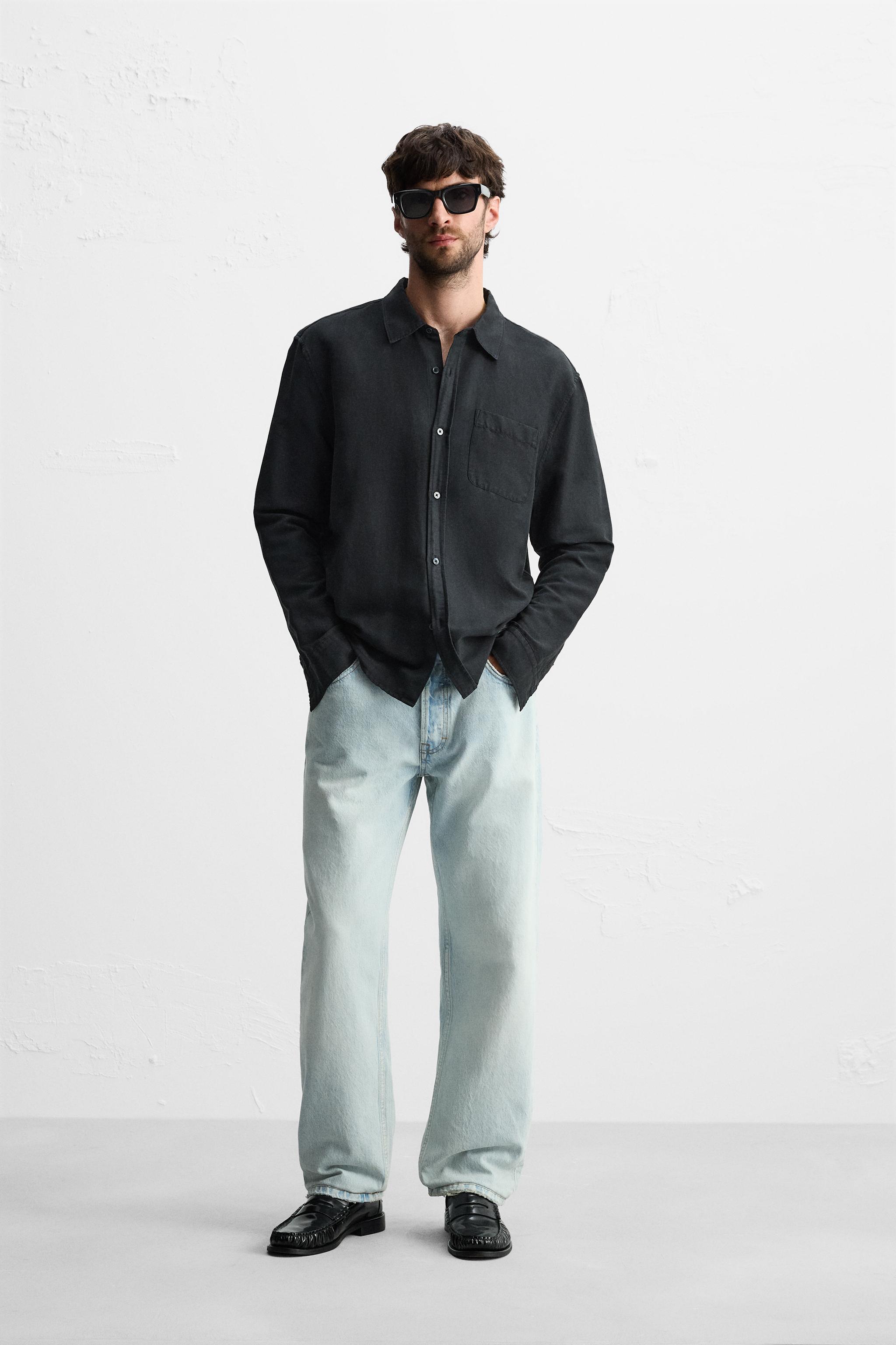 Straight leg jeans