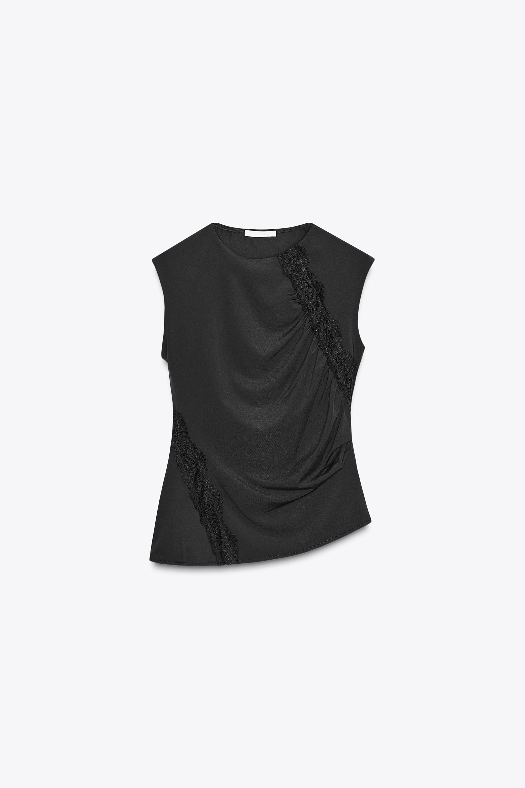 Polyamide lace top