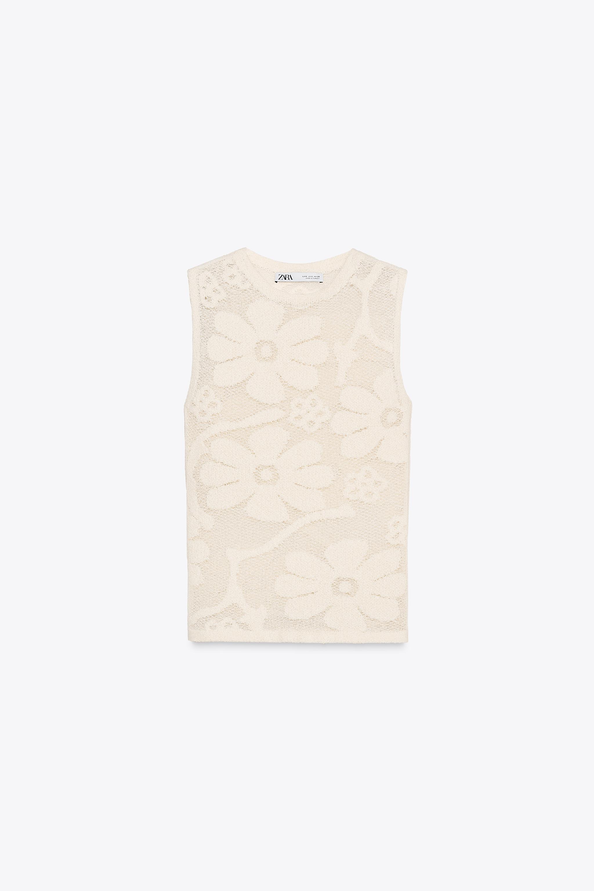 Floral knit top