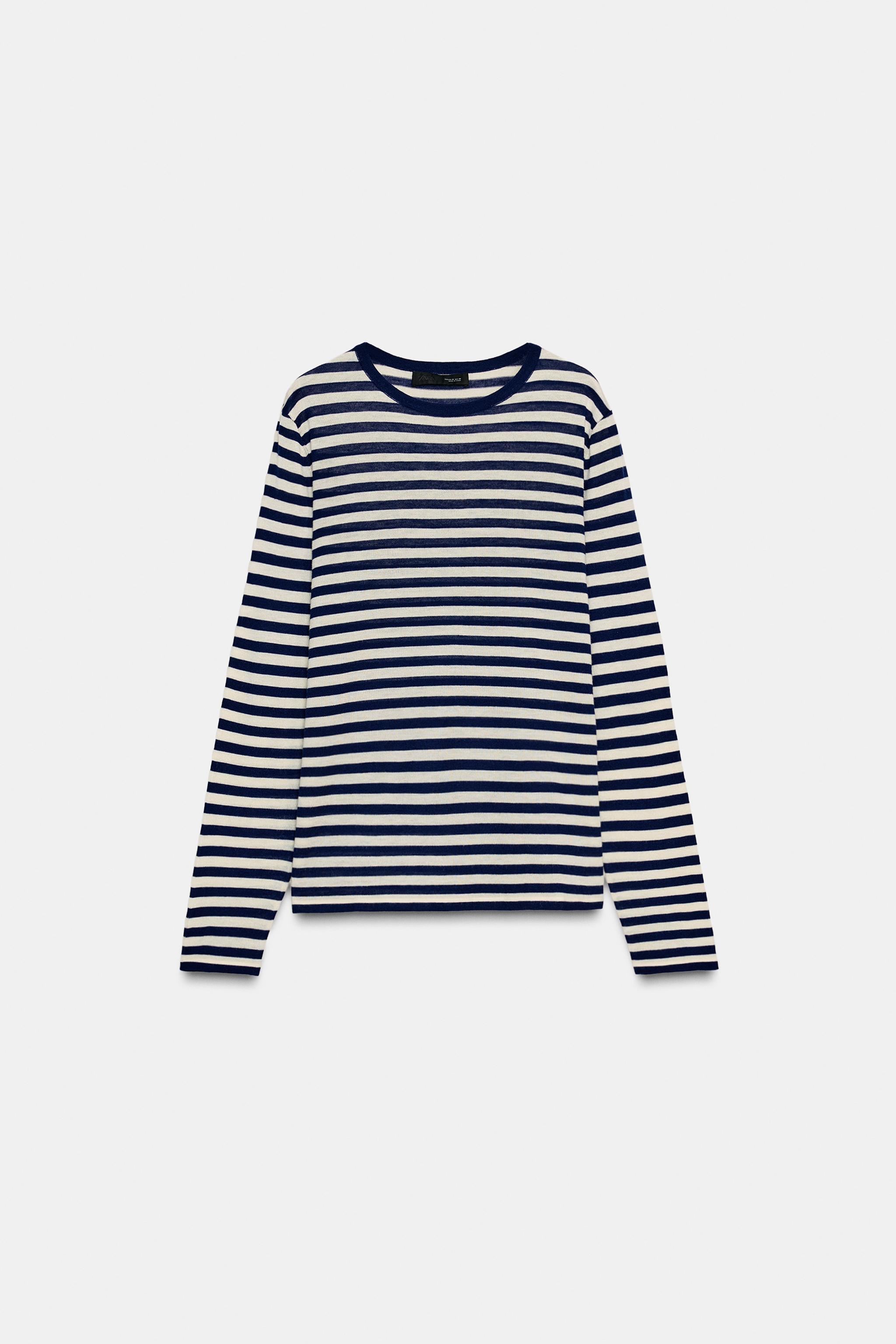 Striped Knit Sweater