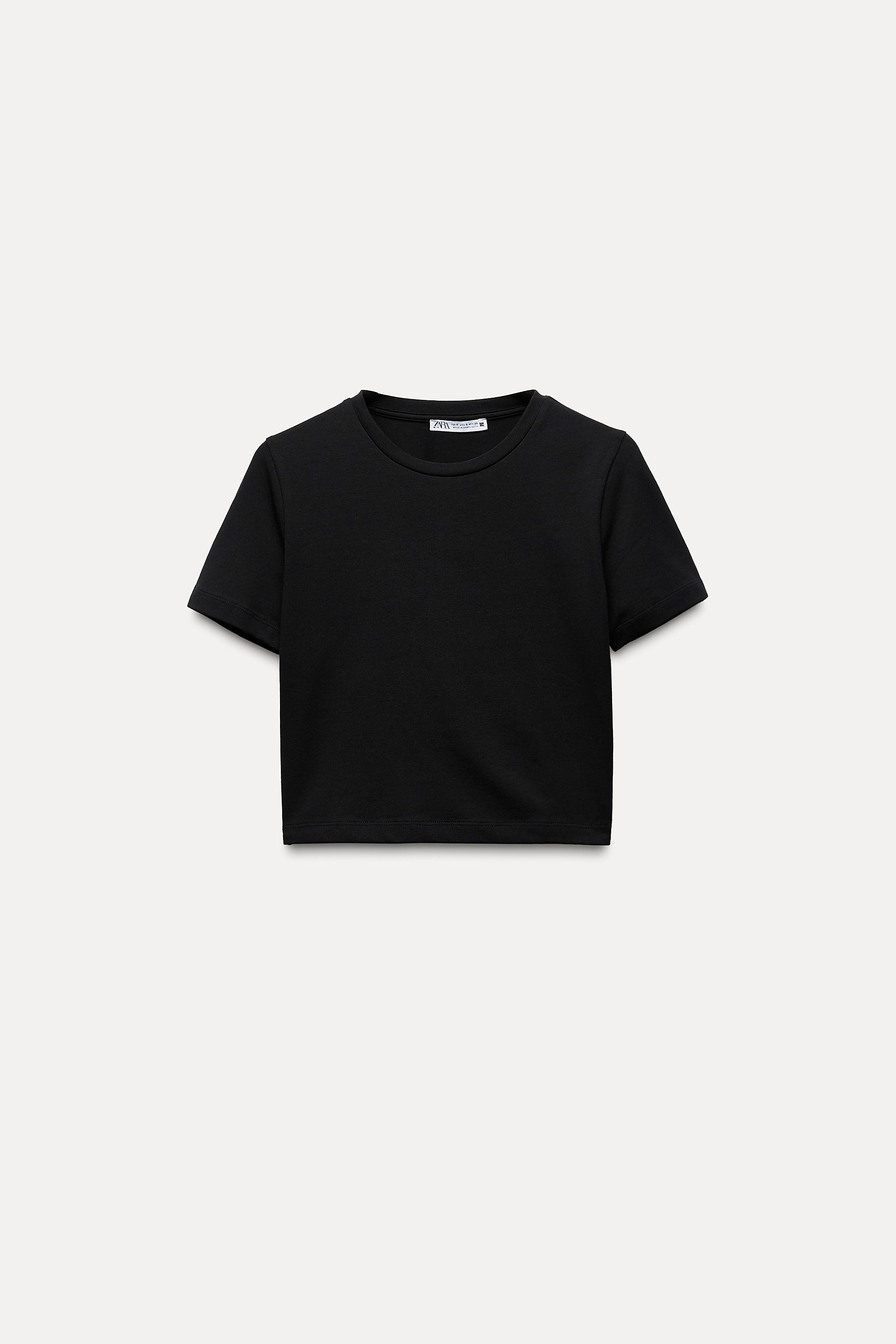 Short stretch T-shirt