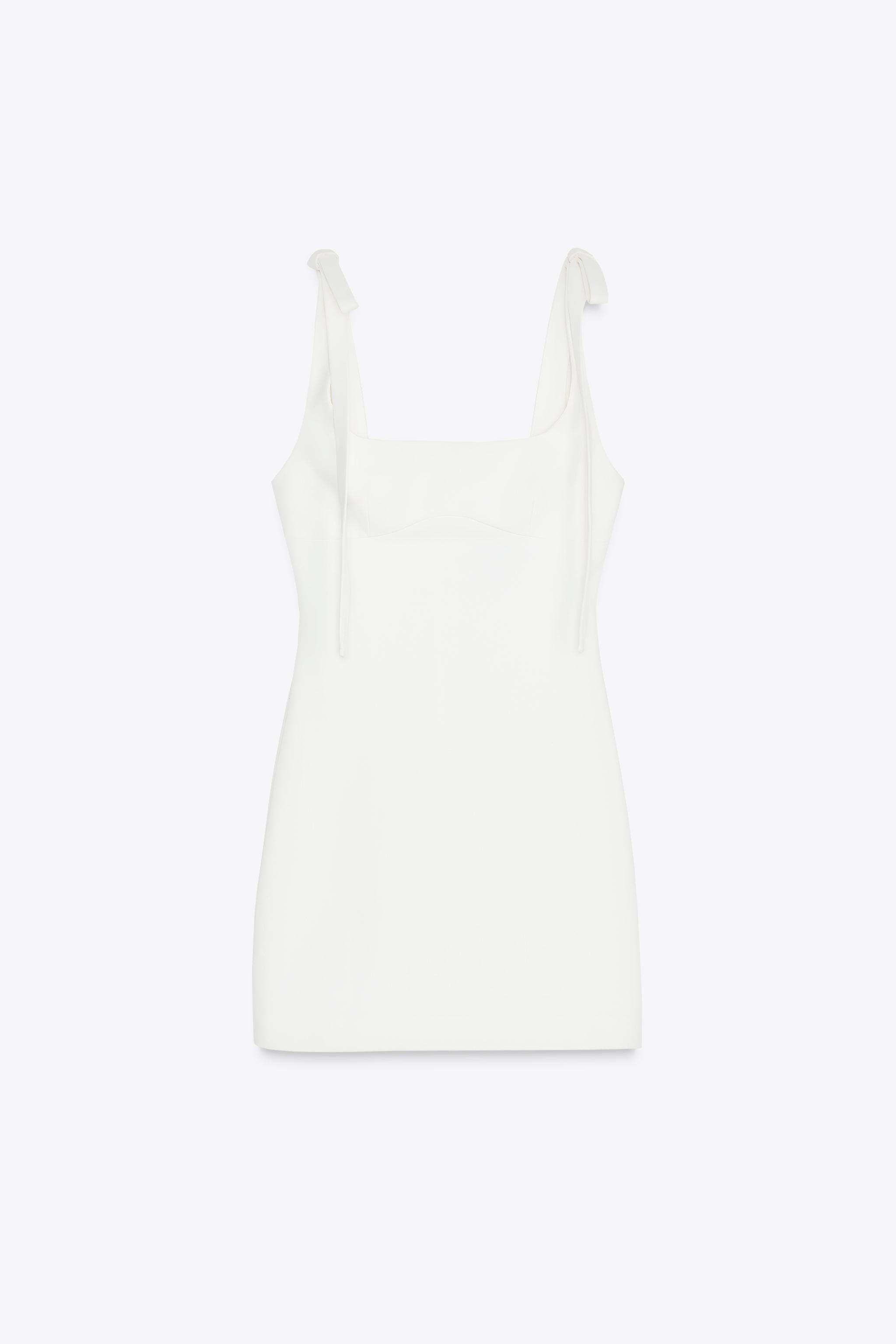 Short bow dress